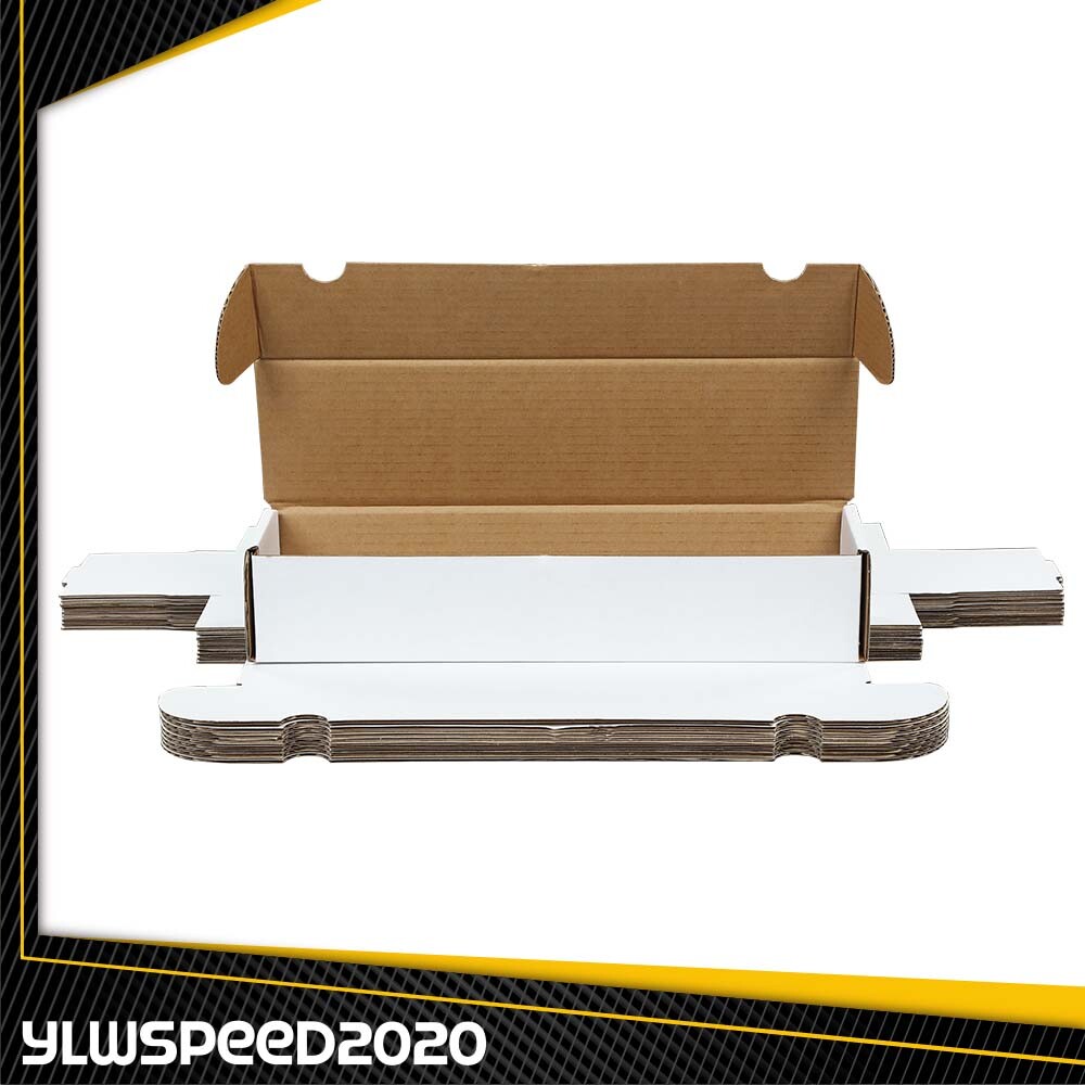 25 Storage Boxes Lot 800 Count Sports Cards Trading Corrugated Max Pro White