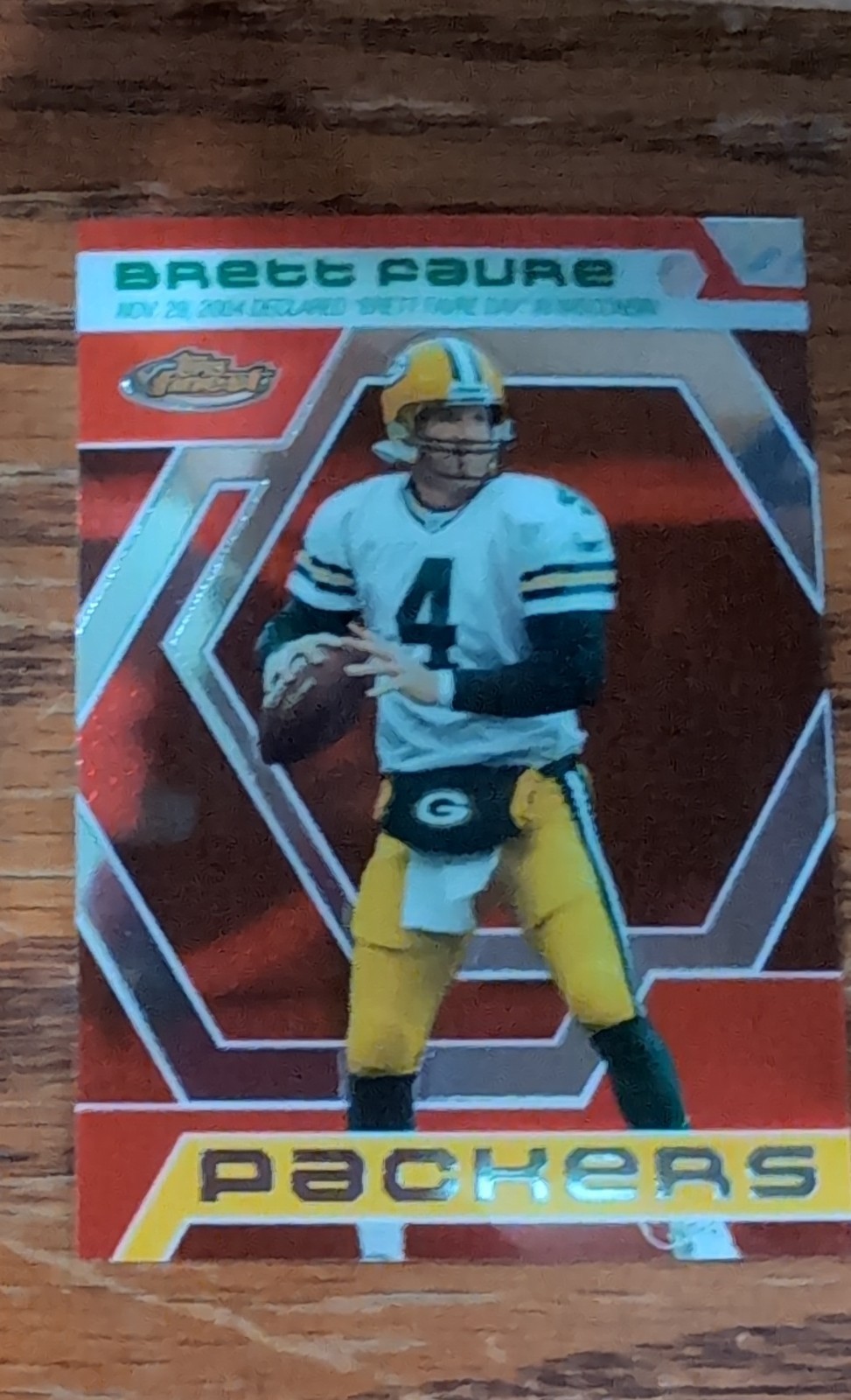 2006 Topps Finest – Finest Moments Brett Favre Brett Favre #BF4