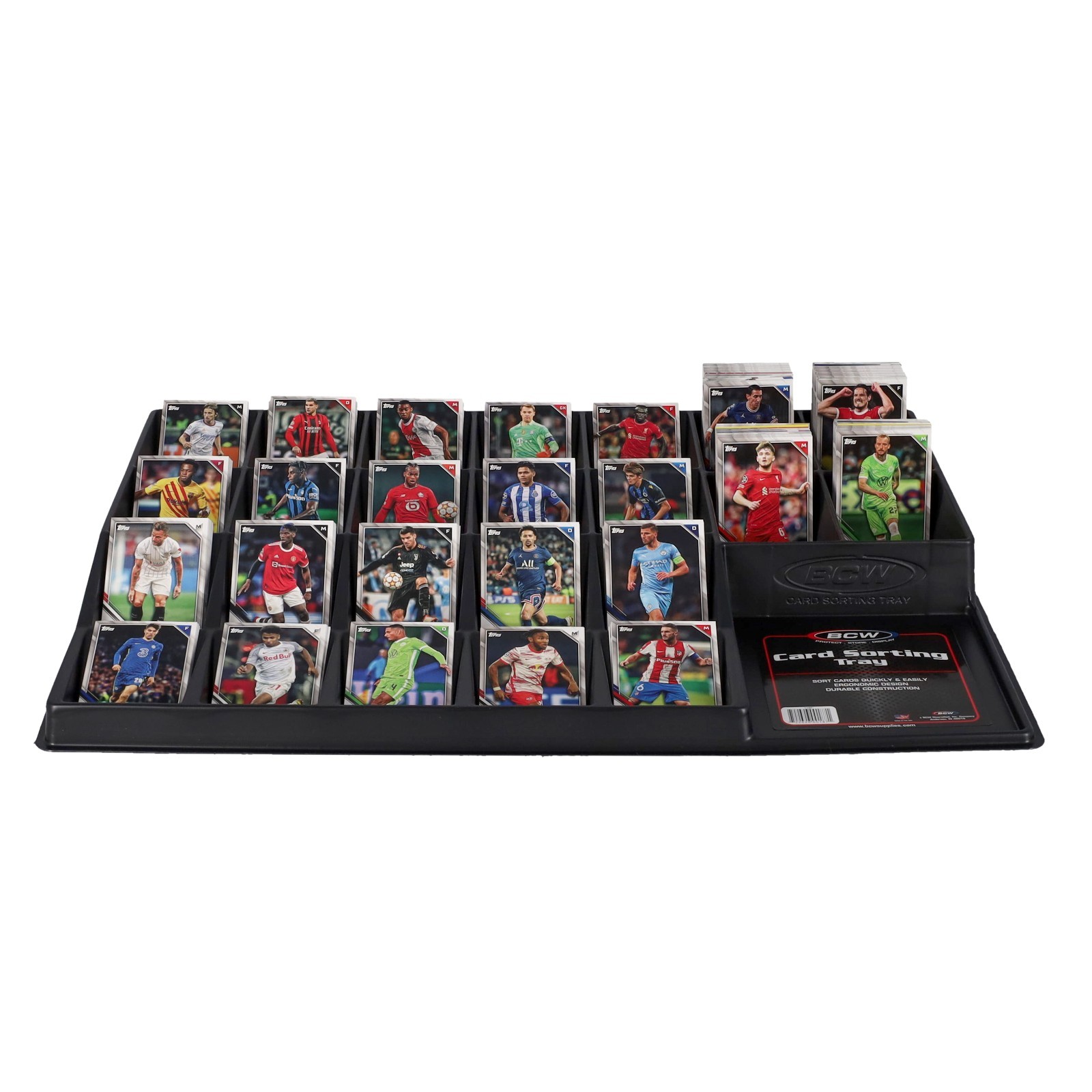 2-PACK BCW 24 Cell Black Card Sorting Tray Organizer Holder for Trading Cards