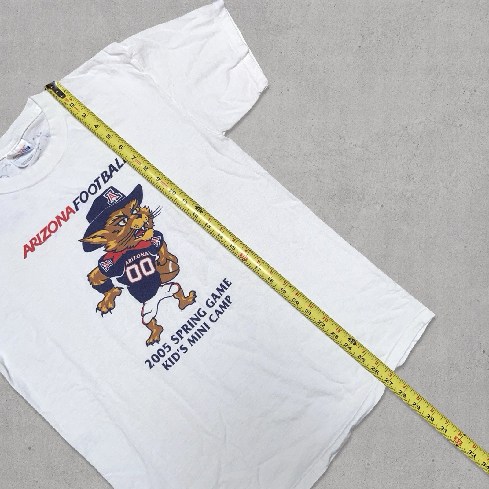 Vintage Arizona Wildcats Football 2005 Spring Game T Shirt Signed Size M