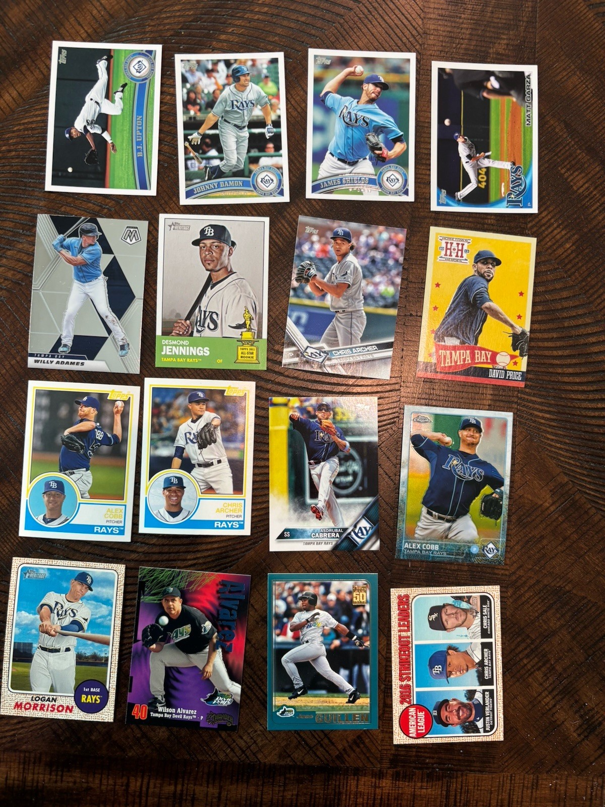 Lot Of 3200 Tampa Bay Rays Alex Cobb, Chris Archer, Randy Arozarena and More!