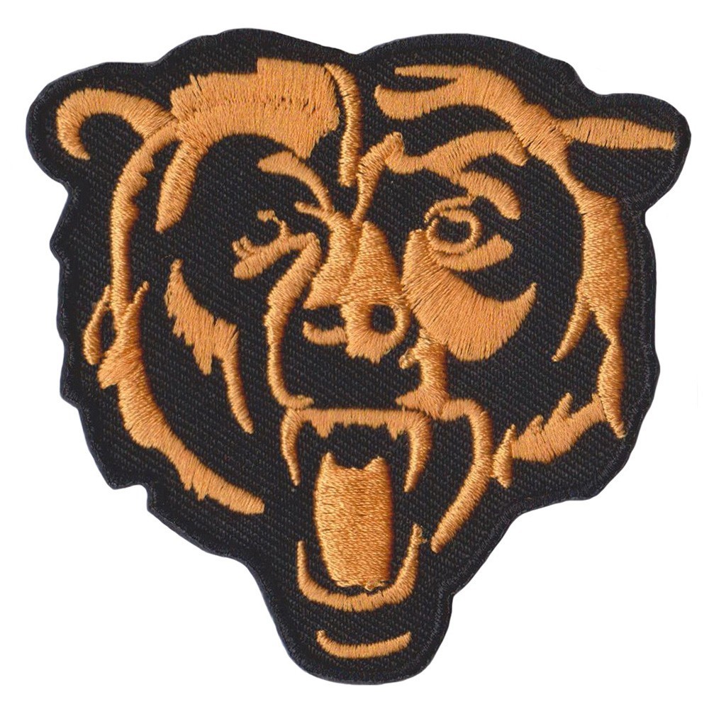 Wholesale Chicago Bears Football Logo Size 3.2 in x 3.0 in Sew Iron on Patches