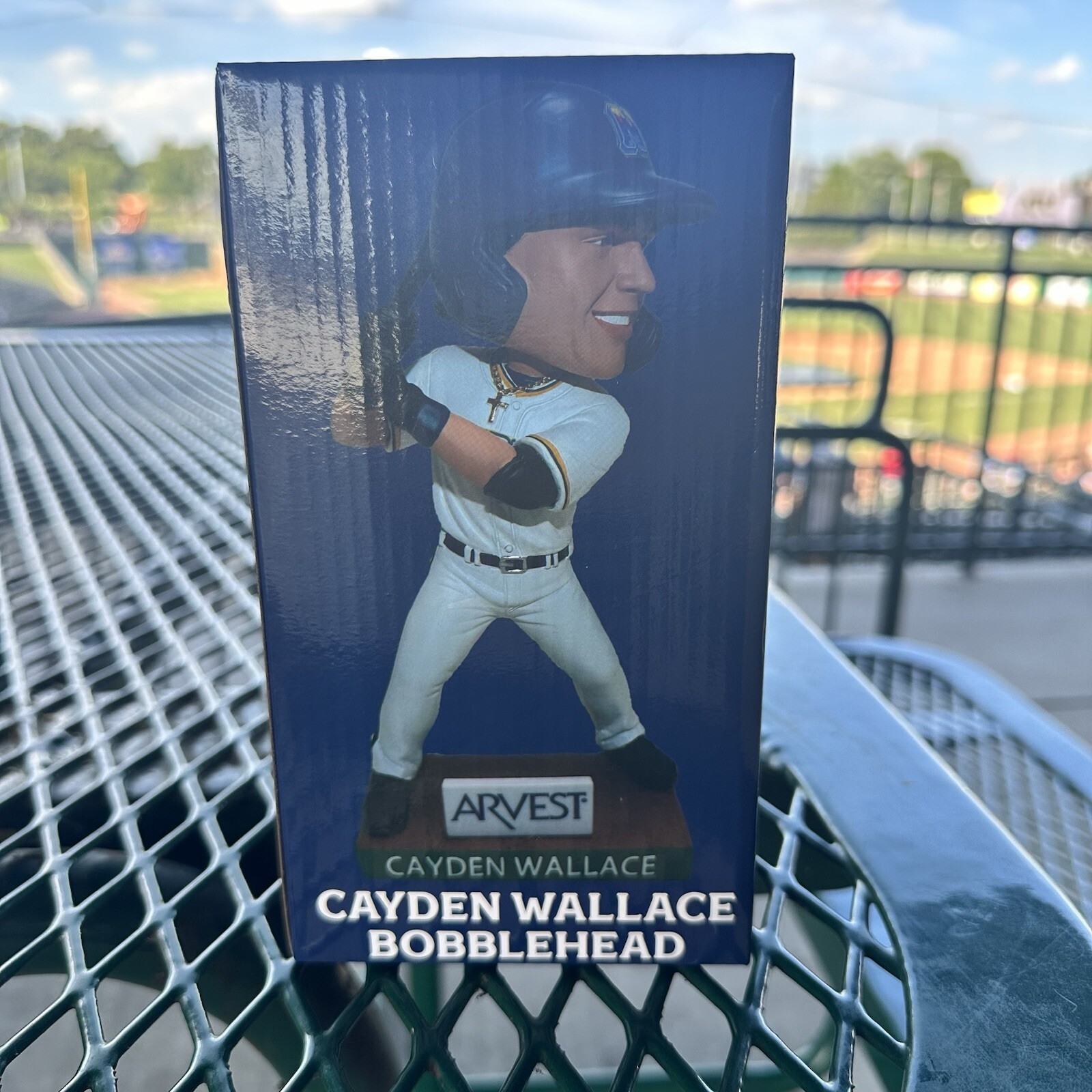 Cayden Wallace Bobblehead 2024 Northwest Arkansas Naturals SGA Giveaway