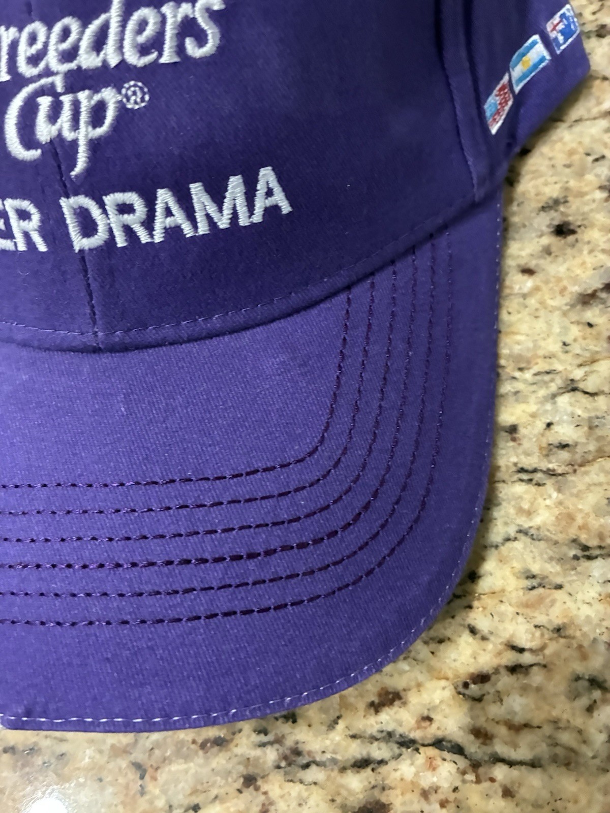 Breeders Cup Hat Purple Sheer Drama