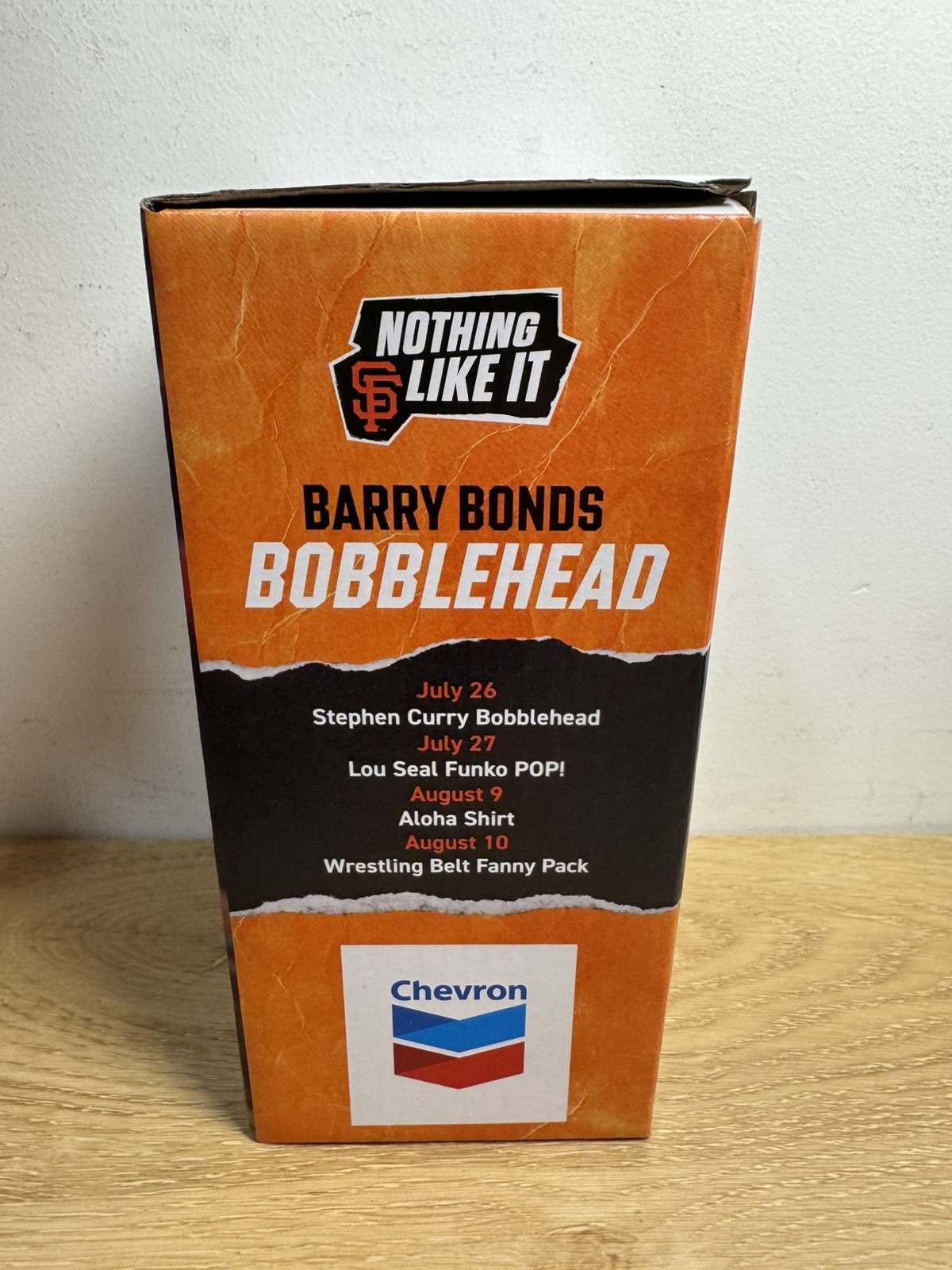 San Francisco Giants 2025 Barry Bonds Bobblehead SGA 7/12 bobble SF Home Run