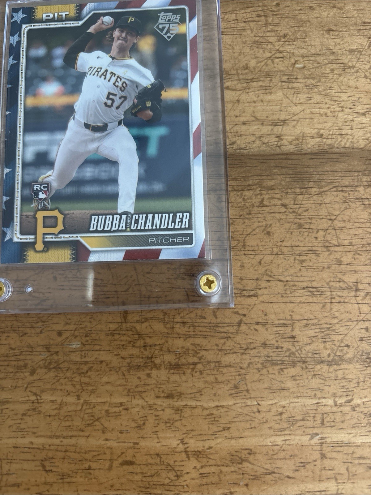2026 Topps Series 1 Bubba Chandler Independence Day RC 06/76 #283 Pirates Rookie