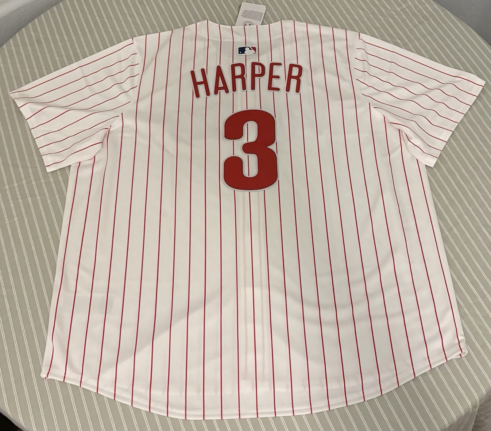 Official Nike Philadelphia Phillies Harper #3 Jersey Men’s XXL White MLB $175