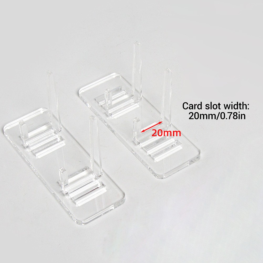 5PACK Acrylic Trading Card Display Stand 35PT Magnetic Holder for Sport Baseball