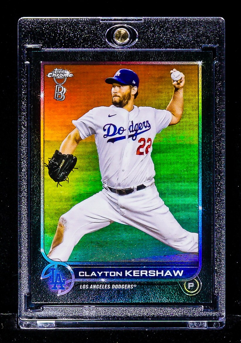 Clayton Kershaw RARE BLACK REFRACTOR PRIZM INVESTMENT CARD Dodgers LEGEND SSP
