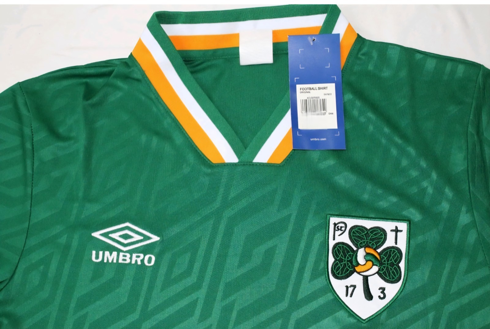 Republic of Ireland National Soccer Patrick’s Day 17-3 Jersey by Umbro