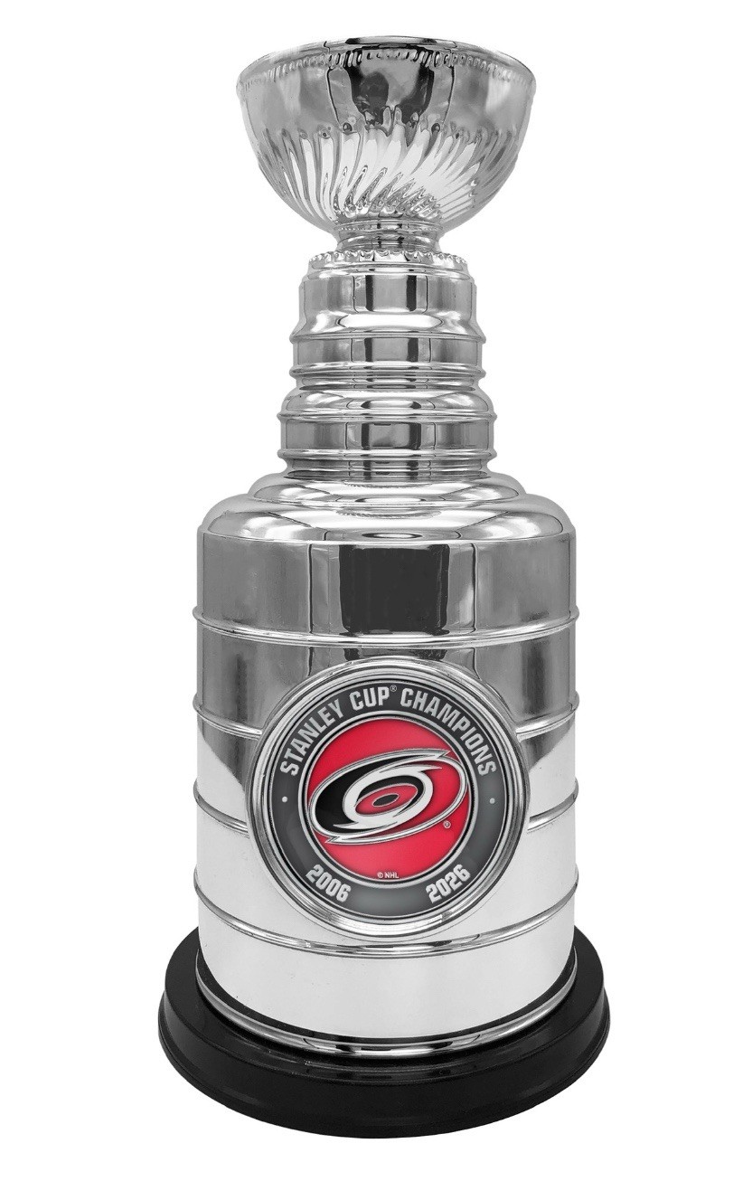2026 CAROLINA HURRICANES NHL STANLEY CUP CHAMPIONS 8 INCH STANLEY CUP *NEW*