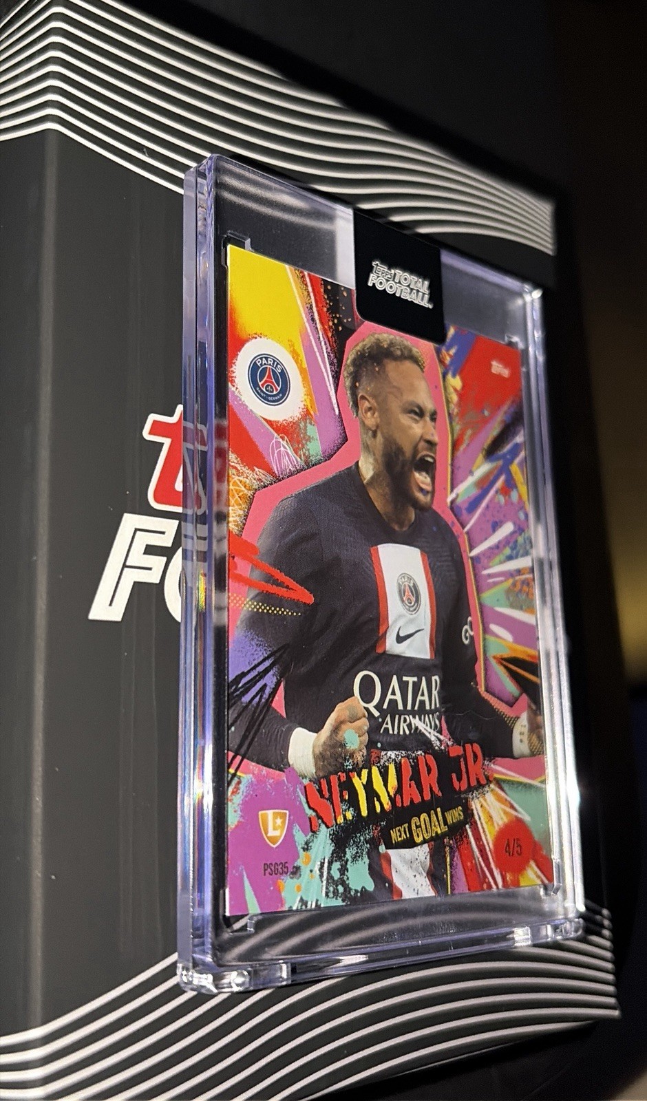 2025-26 Topps Total Football Neymar Jr. (#/5) PSG ‘Next Goal Wins’ Red