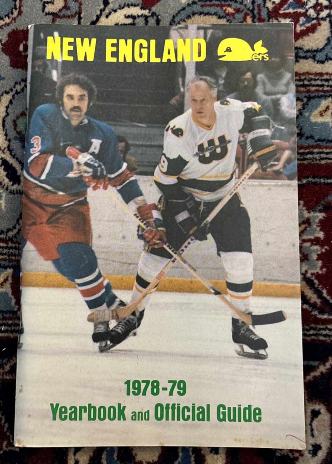 1978-79 NEW ENGLAND WHALERS MEDIA GUIDE YEARBOOK 1979 GORDIE HOWE WHA Program