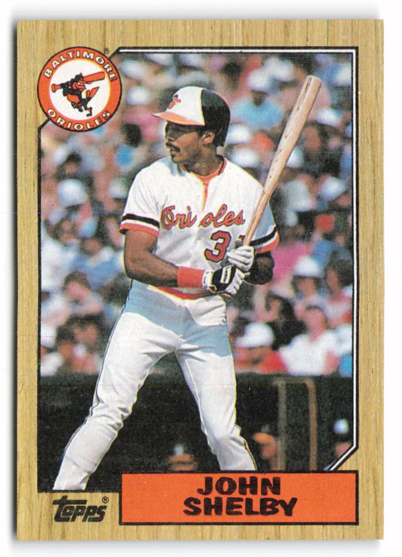 1987 Topps #208 John Shelby Baltimore Orioles