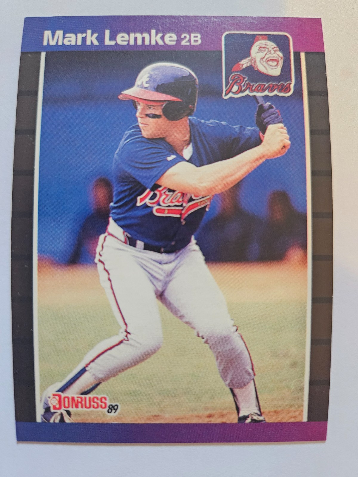 1989 DONRUSS MARK LEMKE RC #523 NM