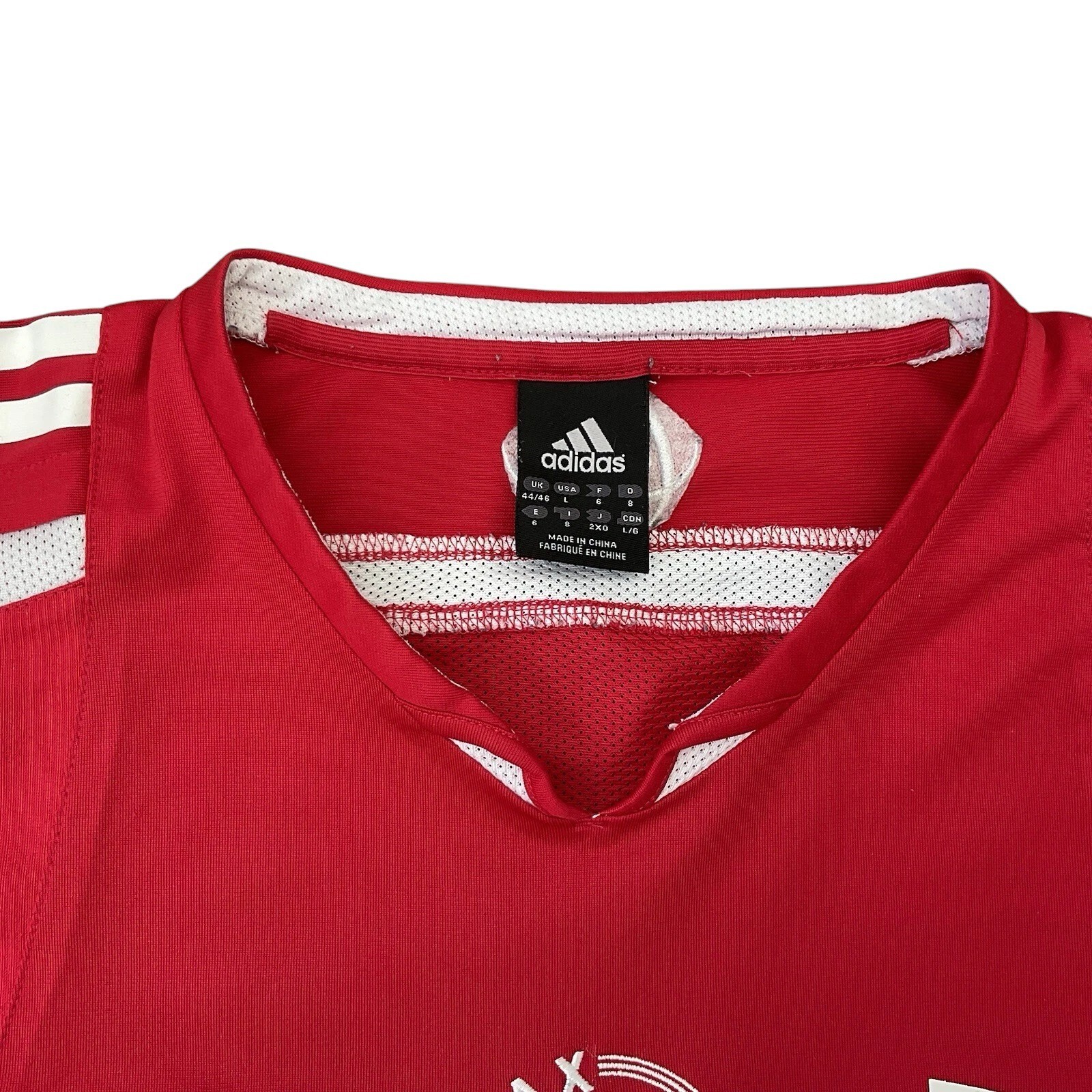 AJAX 2004-05 HOME FOOTBALL SHIRT LARGE ADULT (VERY GOOD) ADIDAS CODE 370533