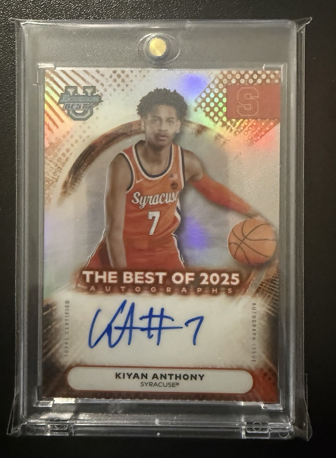 Kiyan Anthony 2025-26 Bowman Best RC Refractor Auto & 1st -Bowman Mojo RC Lot 🔥