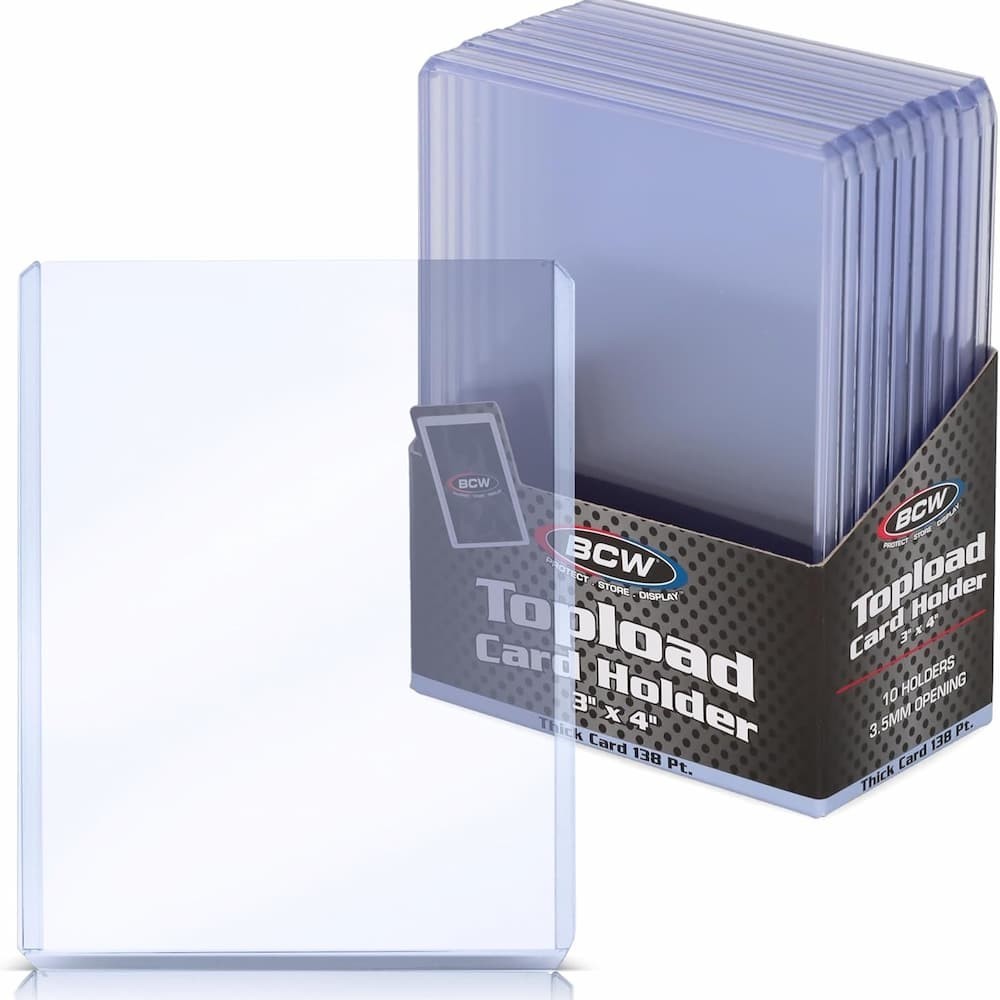 BCW Top Loaders Holders🍯3 X 4 Trading Cards Pro Premium Sleeves Deck Protectors