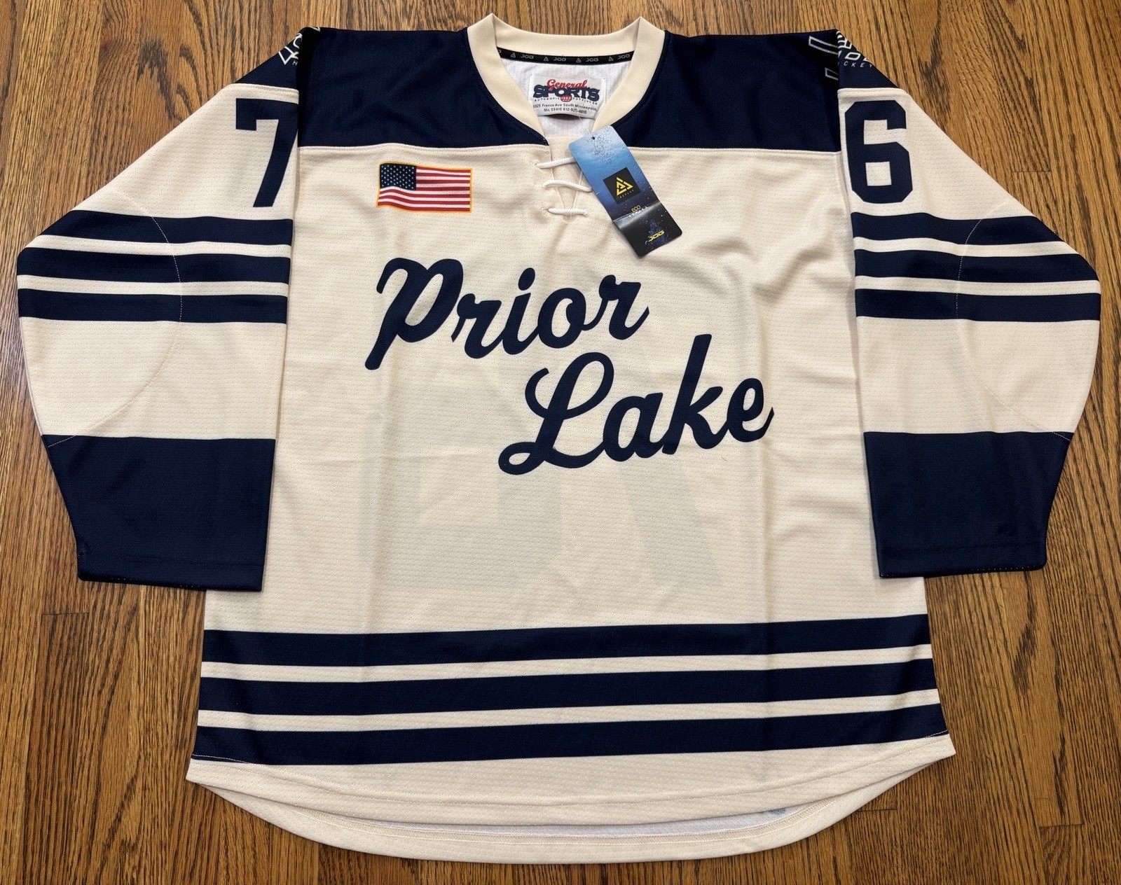 Prior Lake Lakers Minnesota Amateur Hockey Jersey JOG General Sports Adult Small