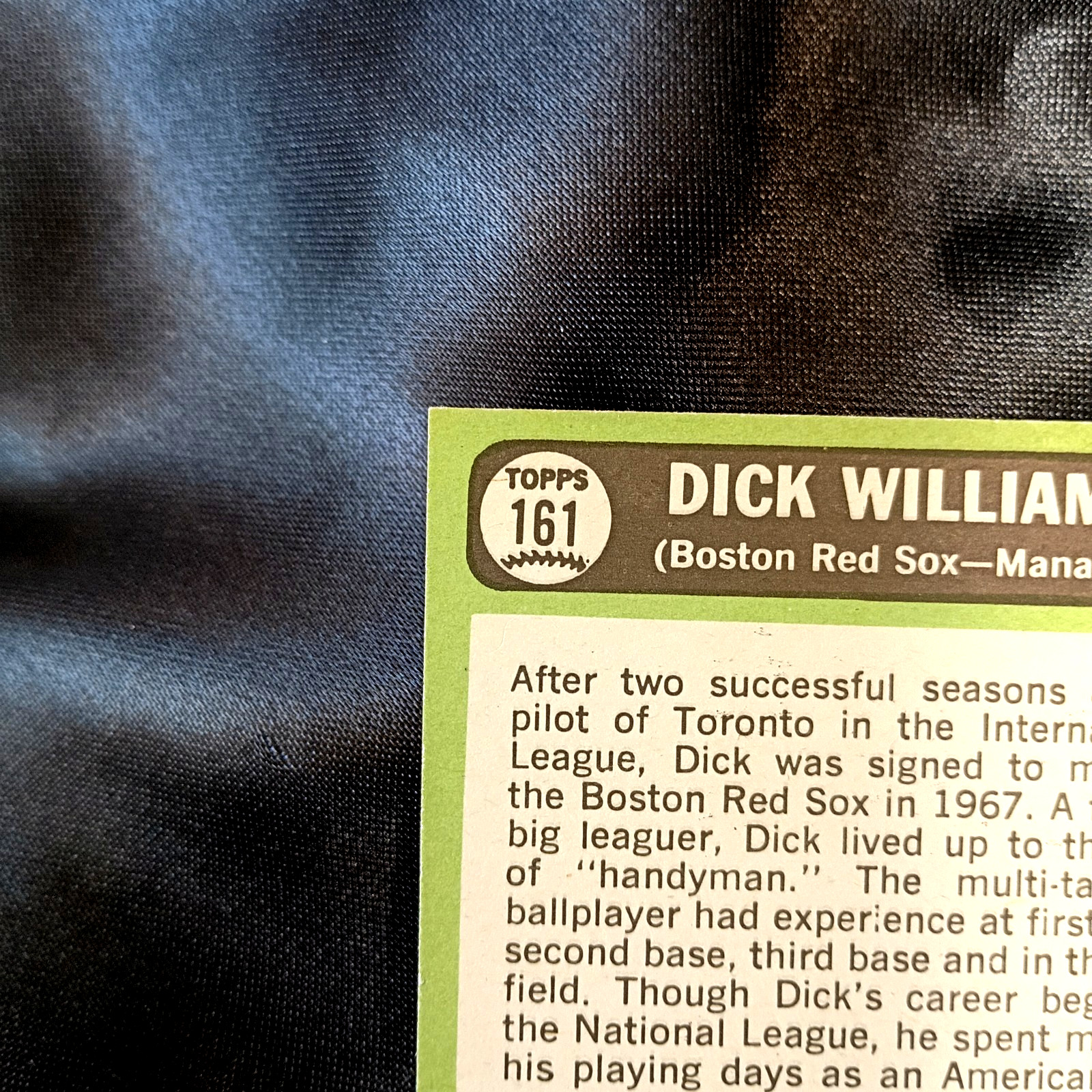 1967 Topps Dick Williams #161 **NM-MINT **QRSC**