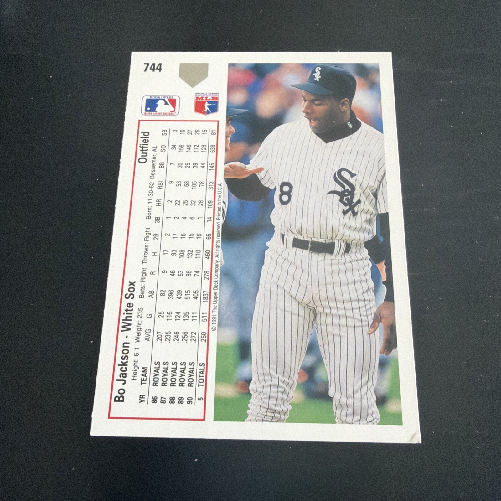 1991 Upper Deck – Bo Jackson #744