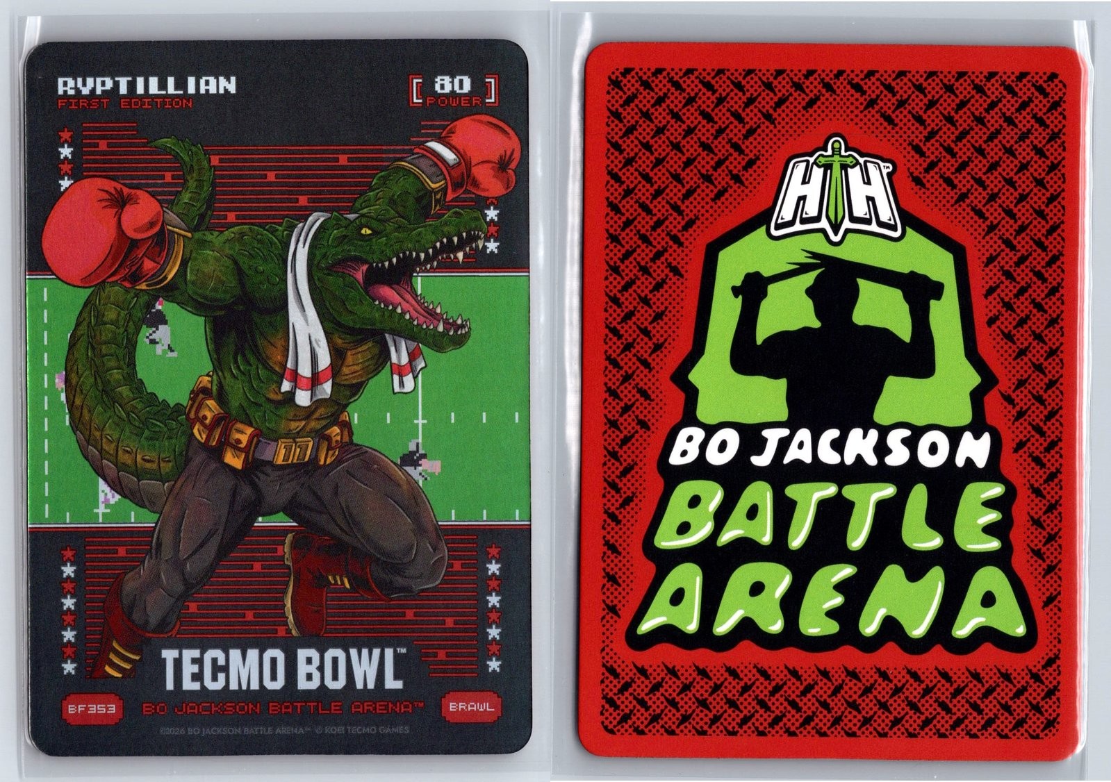 2026 Battle Arena Tecmo Bowl MARK RYPIEN “Ryptillian” #BF353 BattleFoil Brawl