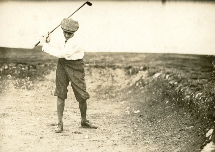 1915 Jerry Travers US Open Golf Champion Brown Bros Type 2 Photo Published BOOK