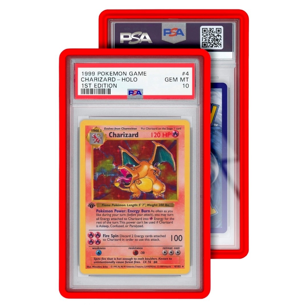 GradedGuard PSA Graded Card Jewel Case Guard Protector Multiple Colors Stackable