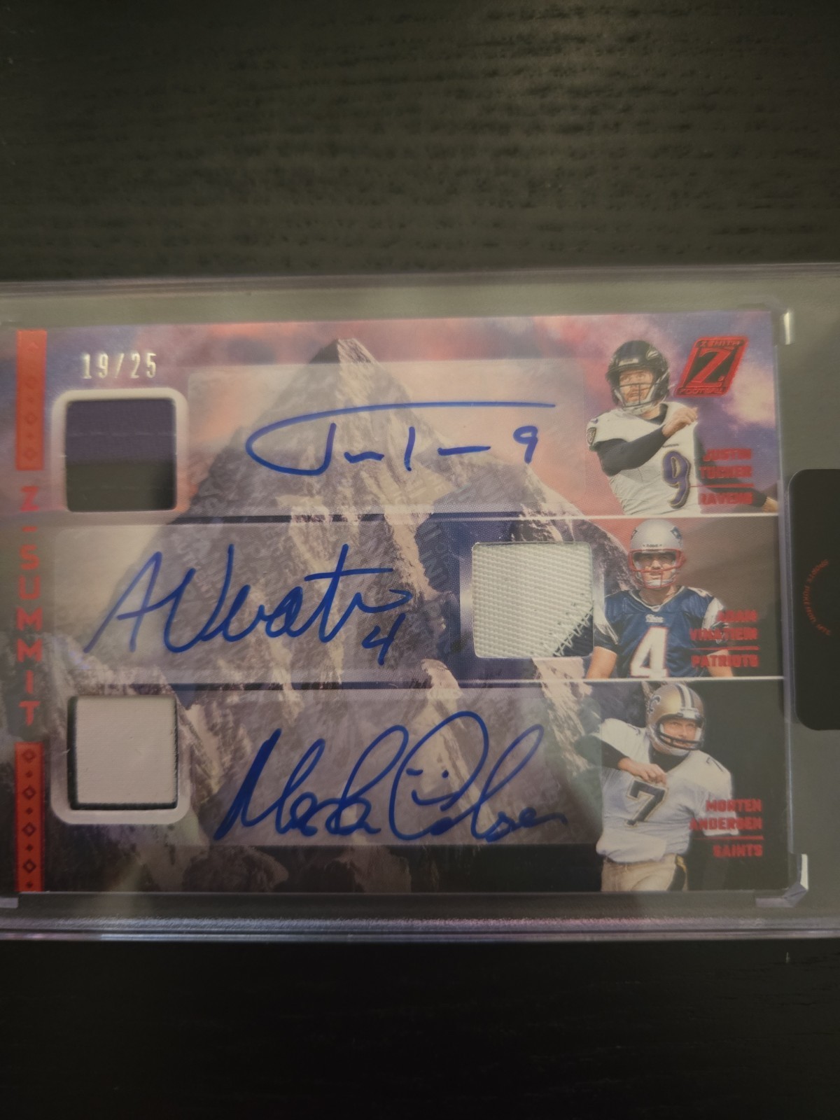 2024 Panini Zenith Tucker/vinateri/andersen Summit Auto /25