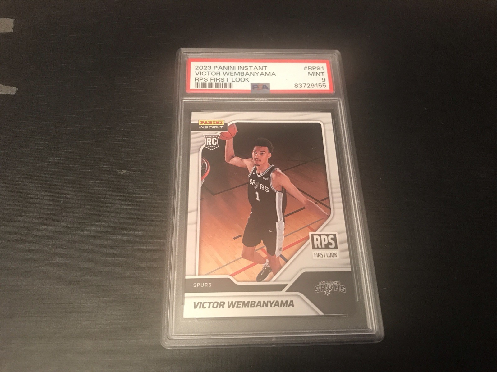2023-24 Panini Instant RPS First Look Victor Wembanyama #/16791 PSA 9