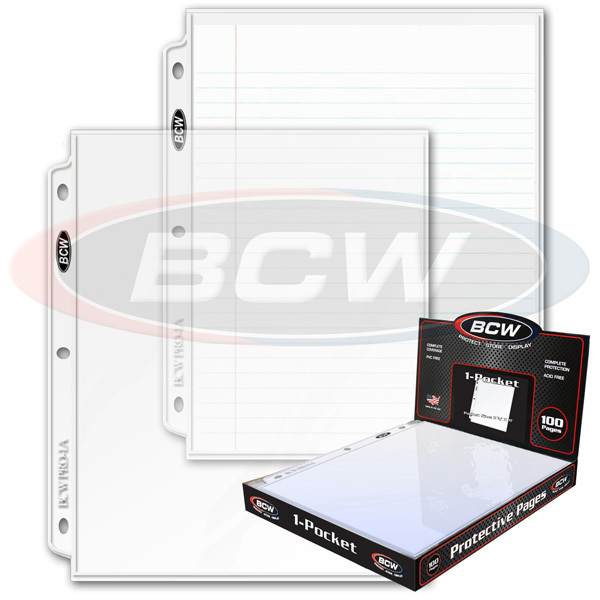 1 pocket 10 sheets 8.5 8 1/2 X 11 Photos Magazine pages Ultra Storage PRO