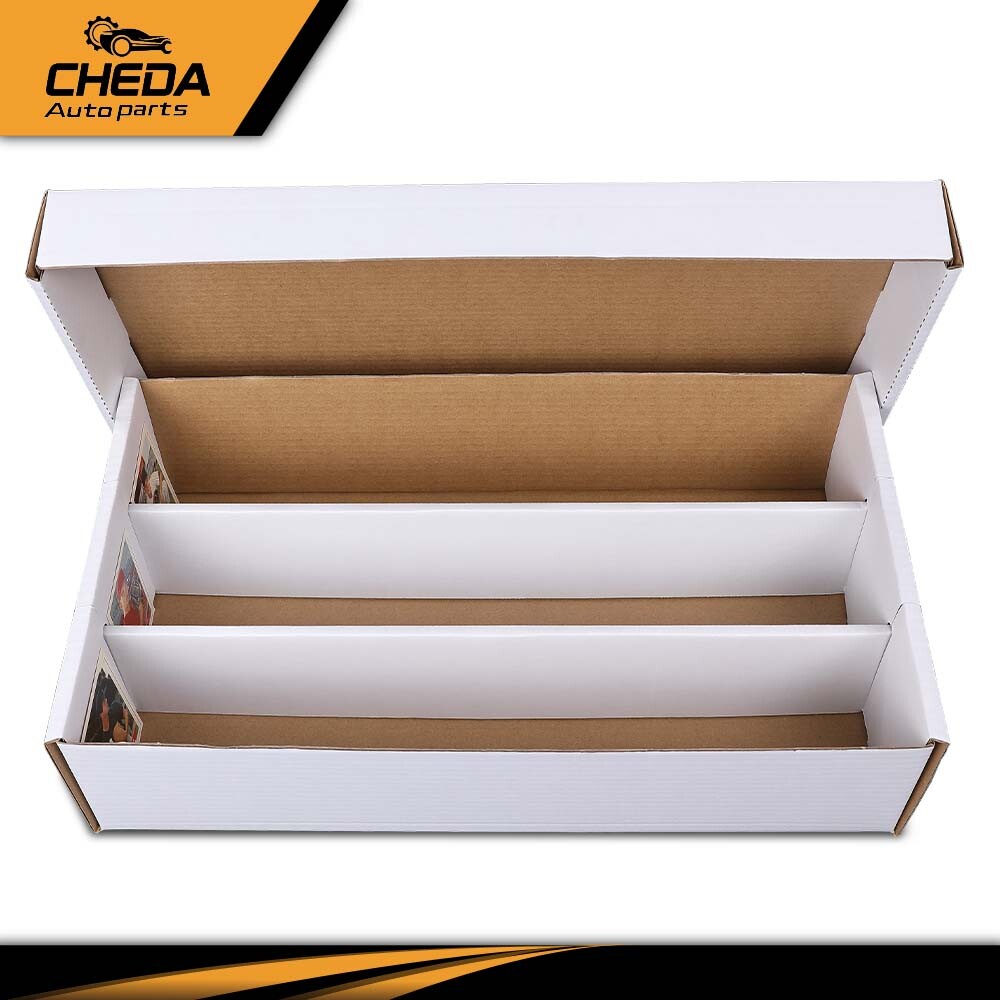 2x 3000 Count Super Shoe Cardboard Standard Trading/Gaming Card Storage Boxes