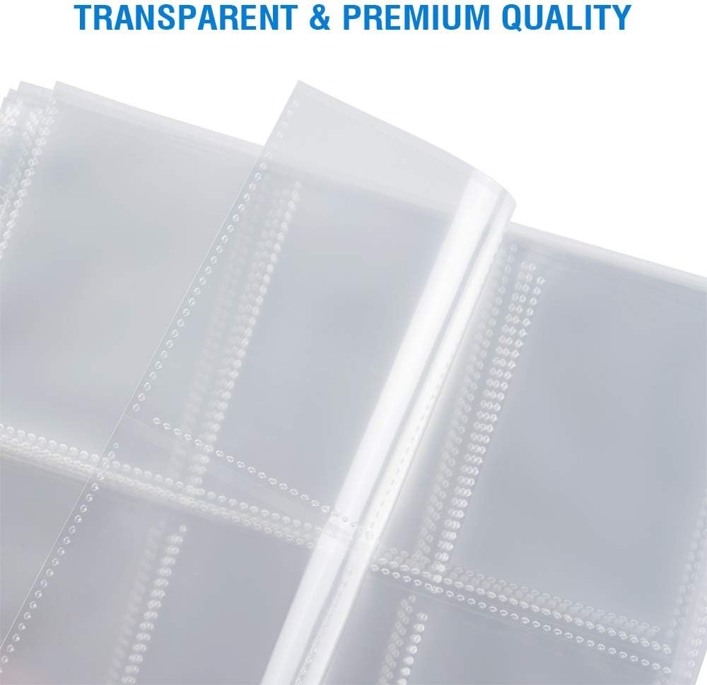 Archival Quality Trading Card Holders, 120 Pack for Sports & Game Card Storage