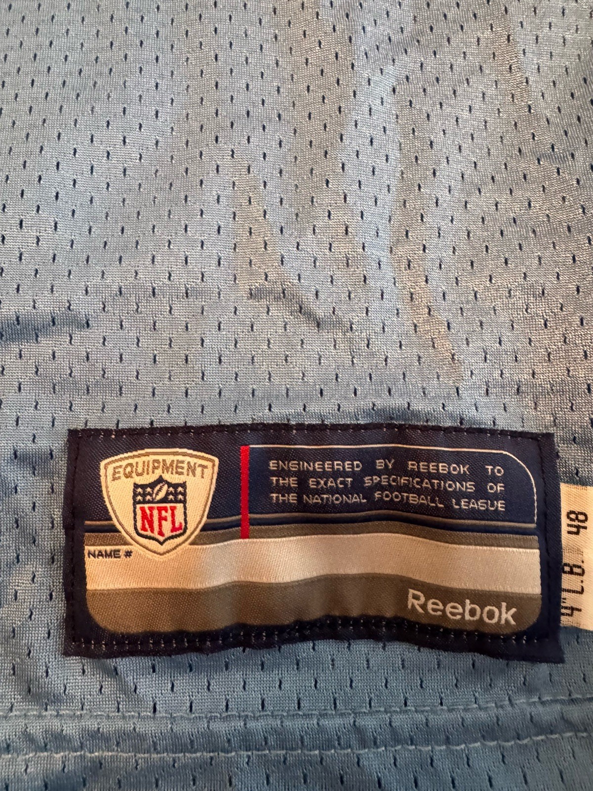 2009 Team Issue Tennessee Titans Autographed Jersey Kyle Vandenbosch Home Jersey
