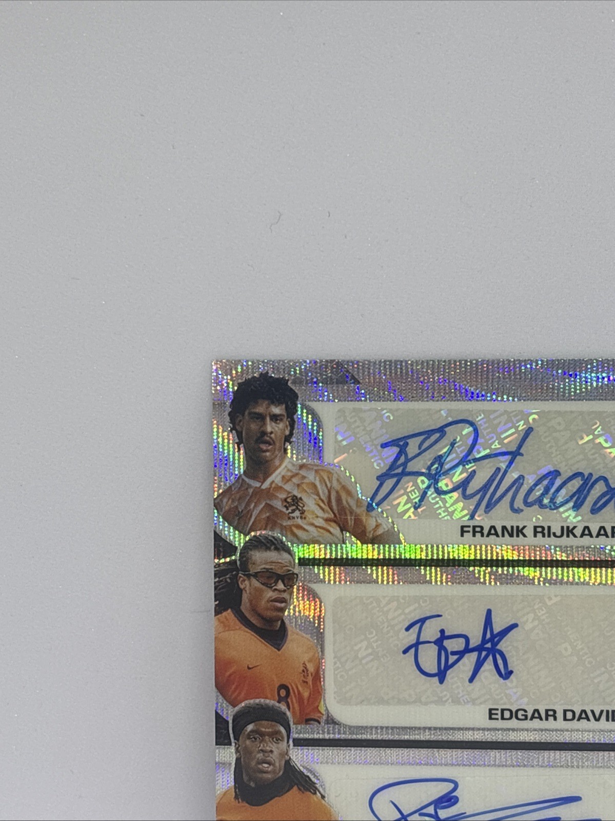 2026 FIFA Prizm – Rijkaard, Davis, Seedorf Triple Auto Prizm Netherlands #TS-FEC