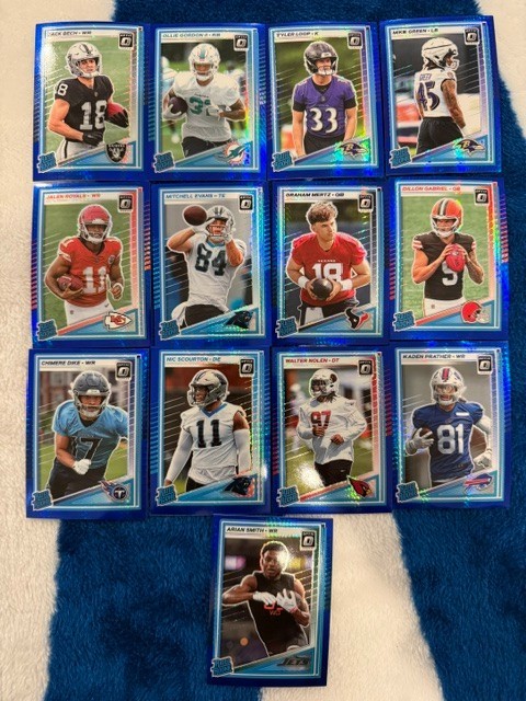2025 Panini Donruss Optic NFL Parallels/Inserts/Rookies ~ Pick Your Card