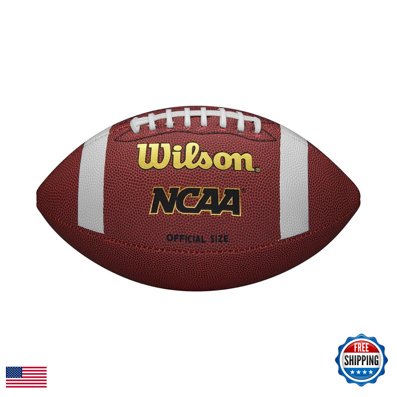 Wilson Ncaa Composite Football – Youth Size Brown Wtf1662B
