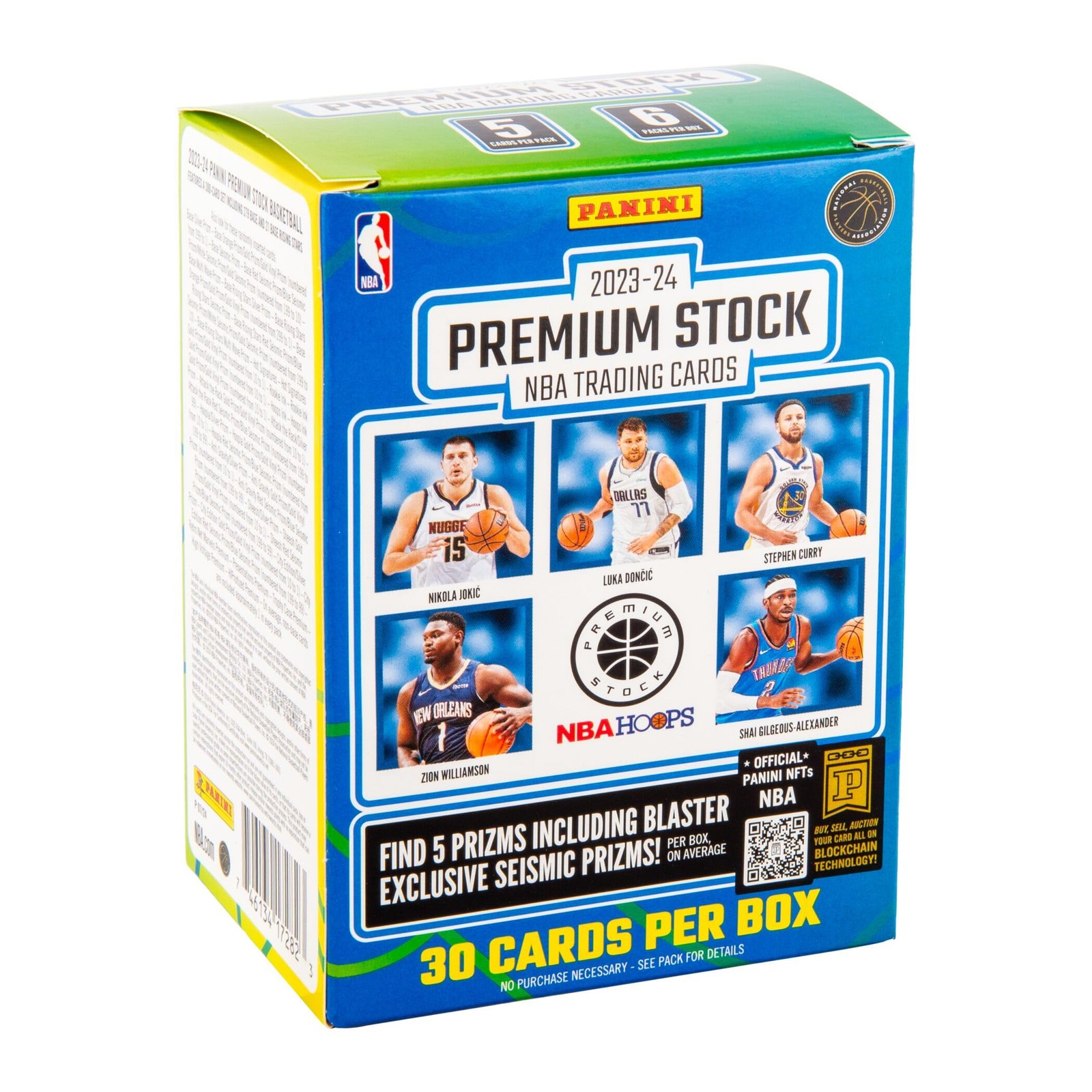 2023 24 Panini Premium Stock Basketball Blaster Box 30 Cards 5 Prizms