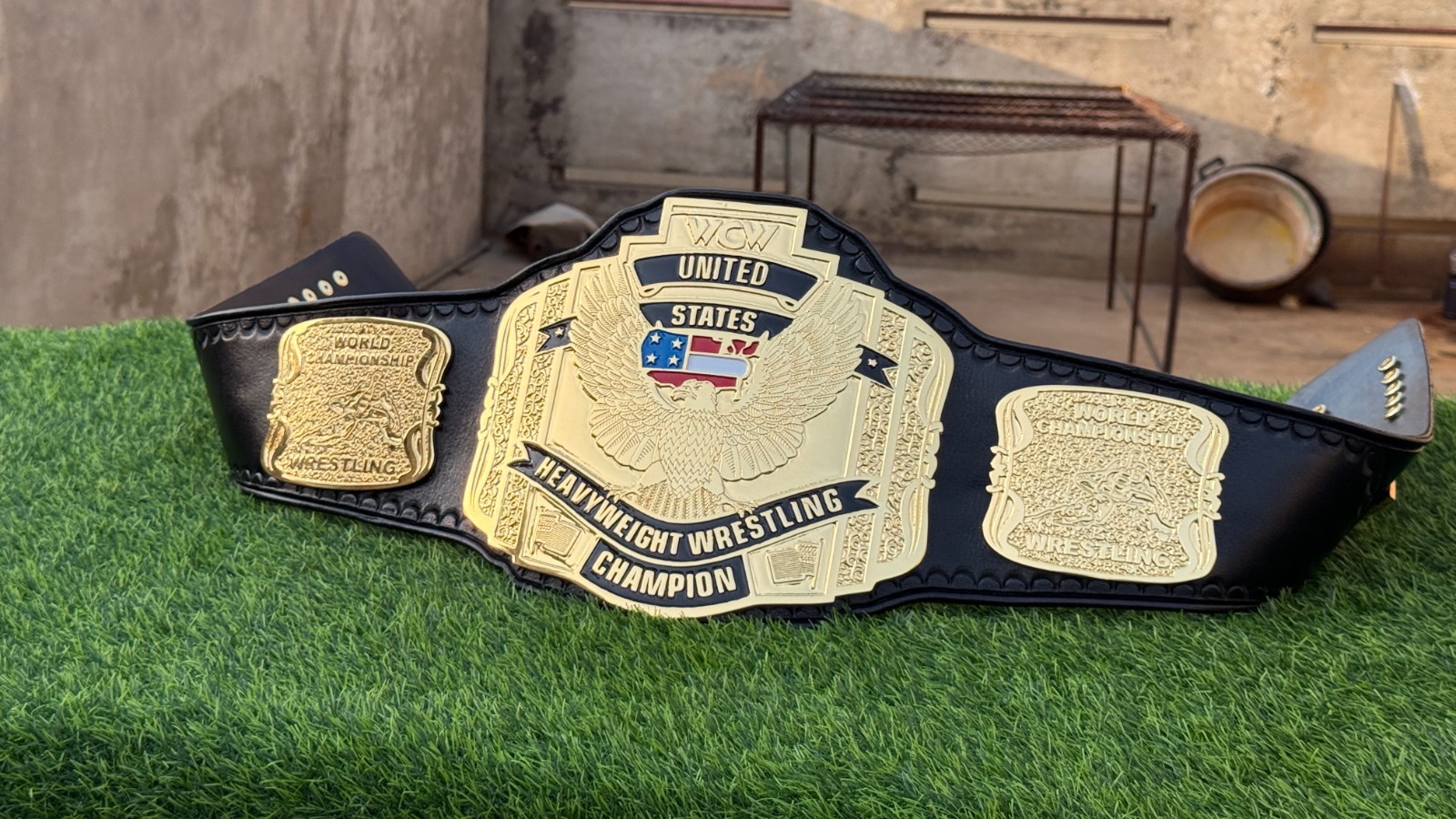 US 3 Plates With Logo Zinc Plates 24K Gold