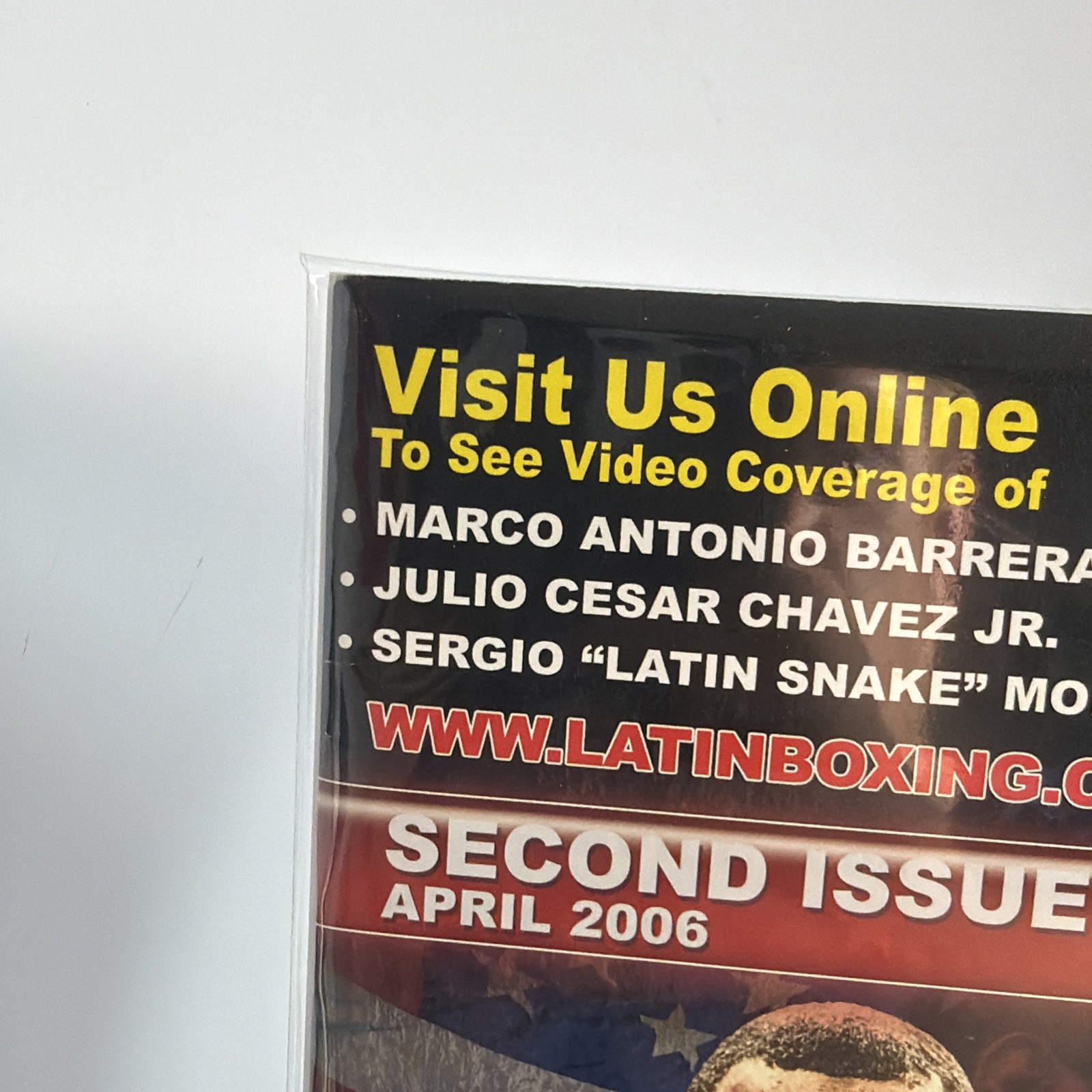 Latin Boxing Magazine Second Issue #2 April 2006 Sugar Shane Vs El Feroz Pacman