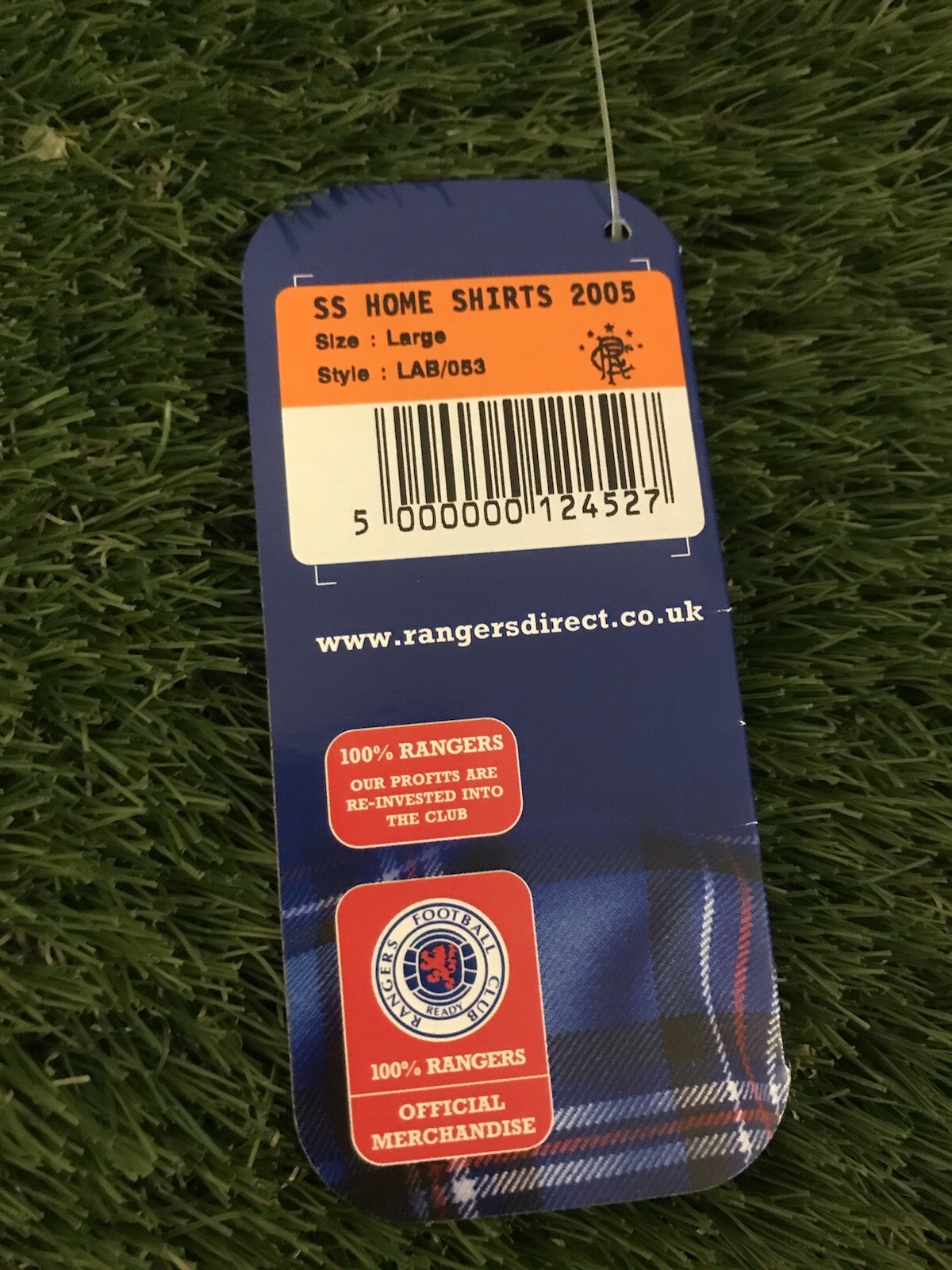 BRAND NEW ORIGINAL Rangers 2005/06 Home Shirt RARE BNWT 2005 2006 05/06 Vintage