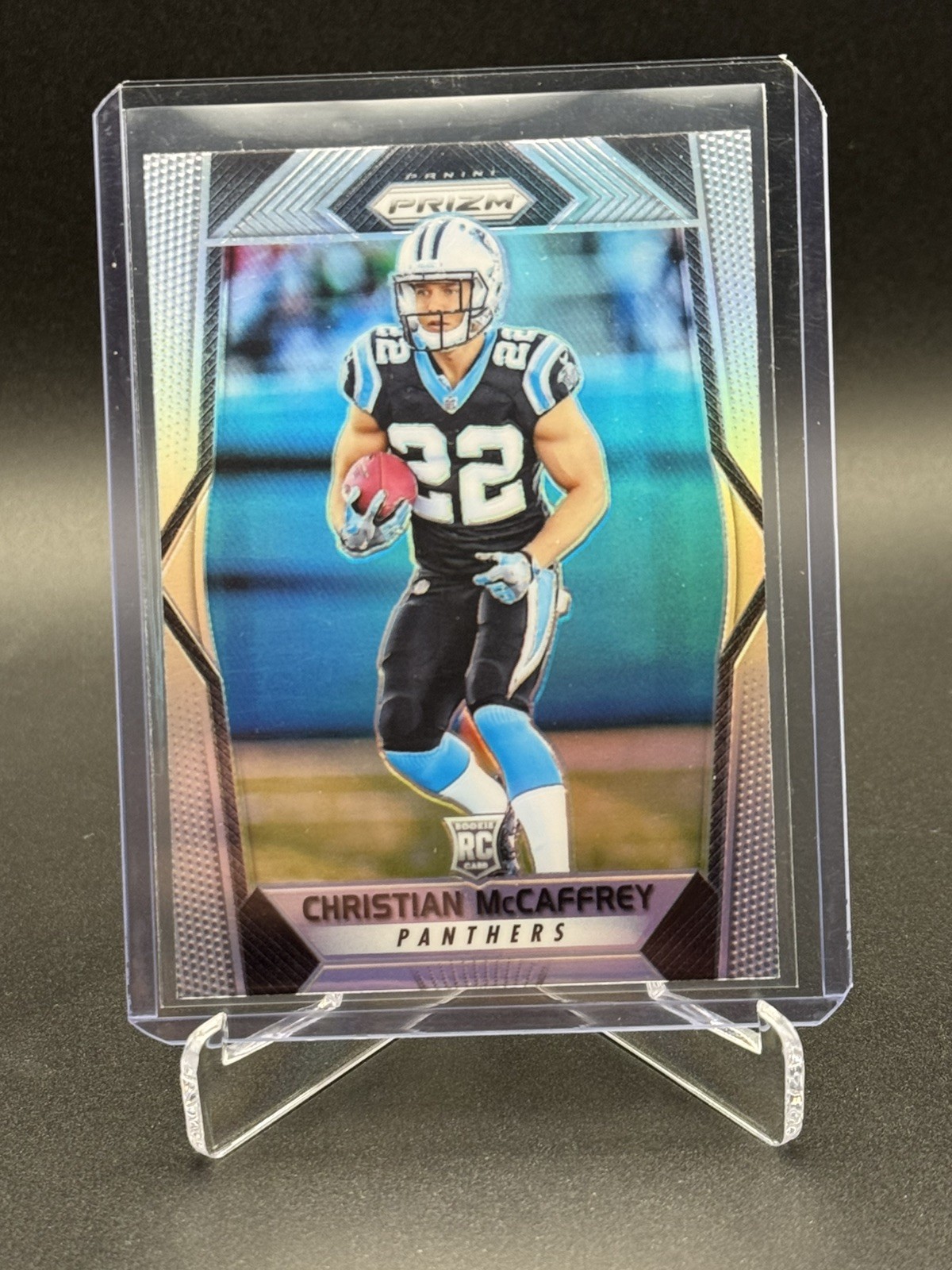 2017 Panini Prizm Christian McCaffrey Silver RC
