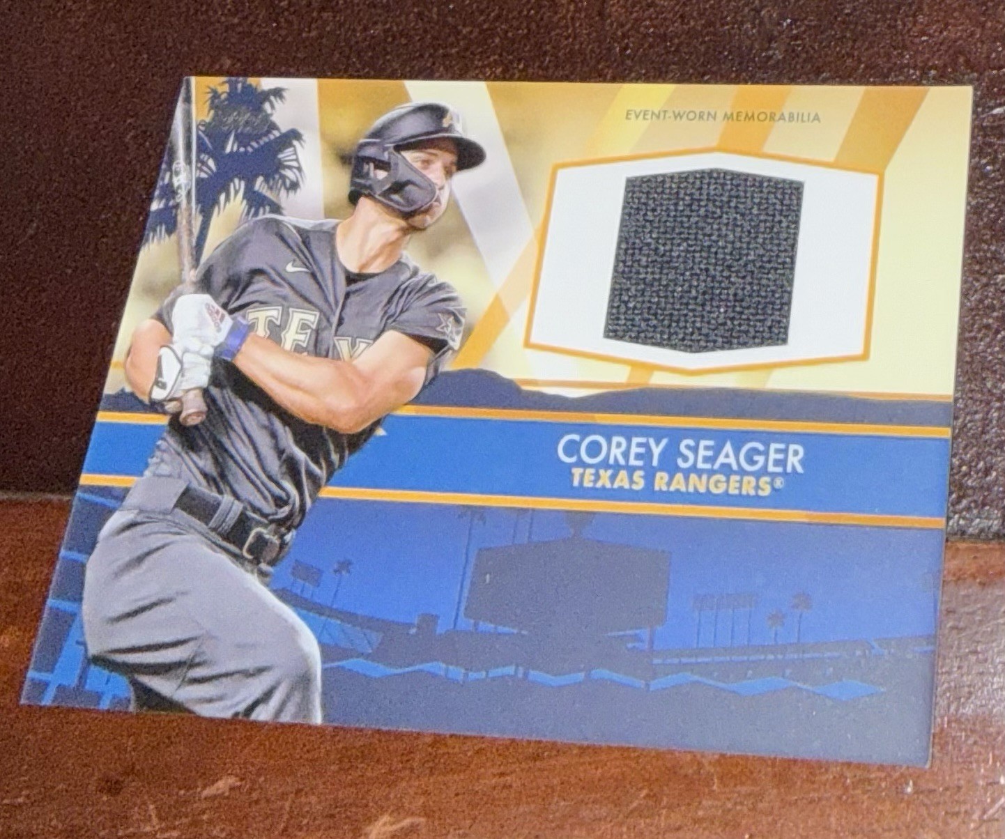 2022 Topps Update Series – All-Star Stitches Corey Seager #ASSC-CS Event Worn