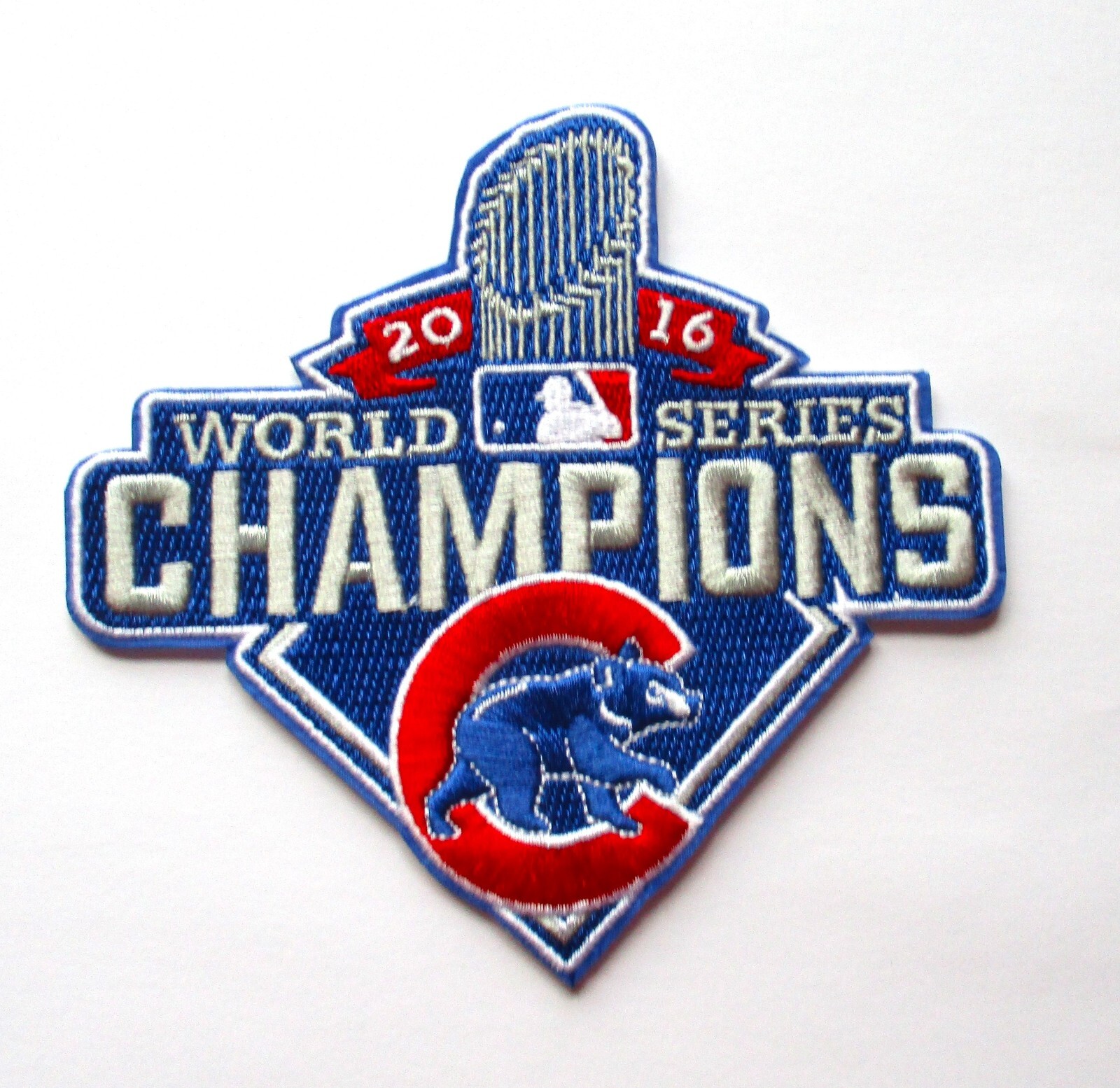 (1) (2016) CHICAGO CUBS WORLD SERIES CHAMPIONS EMBROIDERED PATCH (NEW) #66