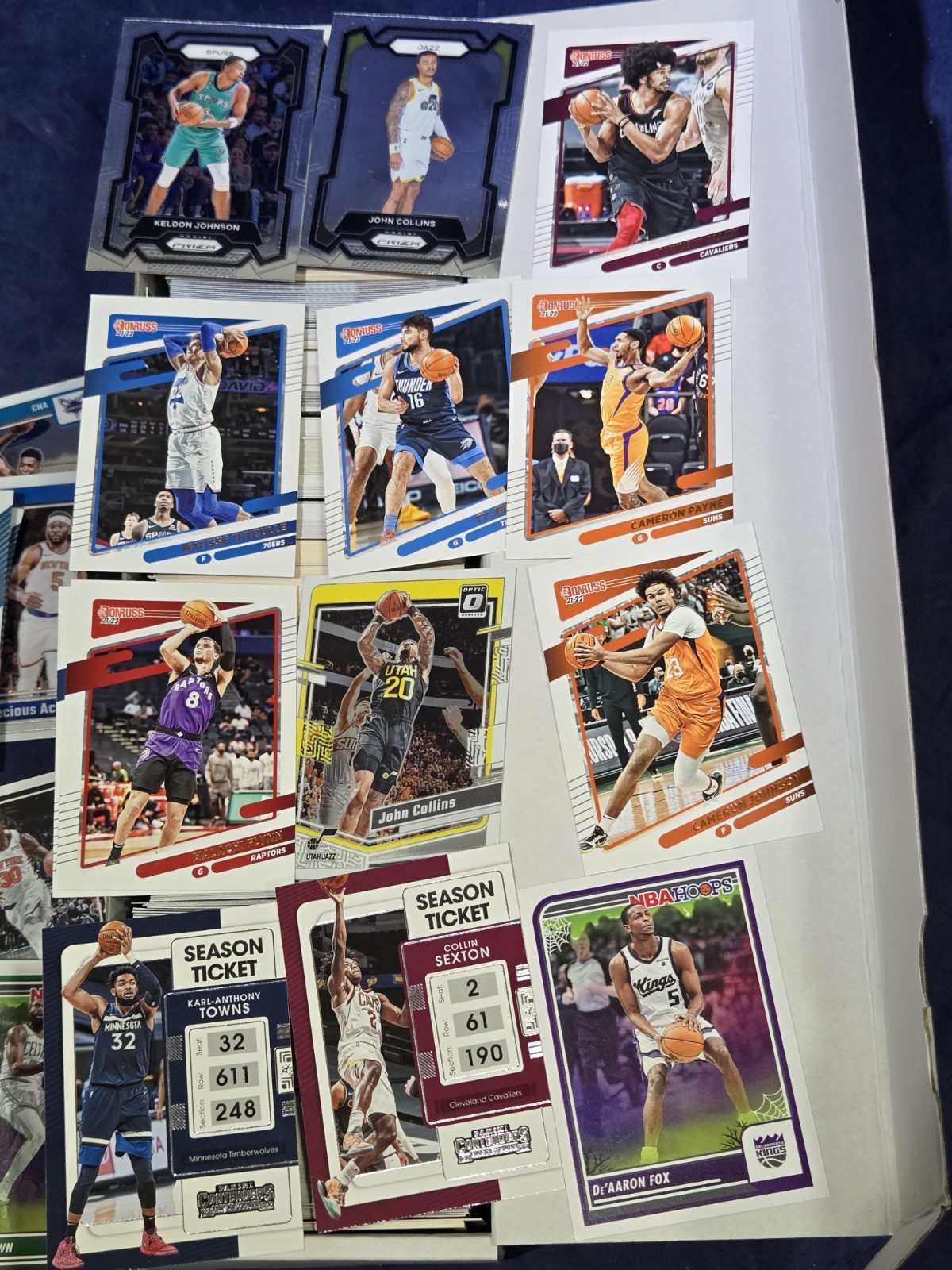 1100+ NBA Lot: (52) 1984-85 STAR Edgar Jones, Panini Select, Optic, Prizm, Donru