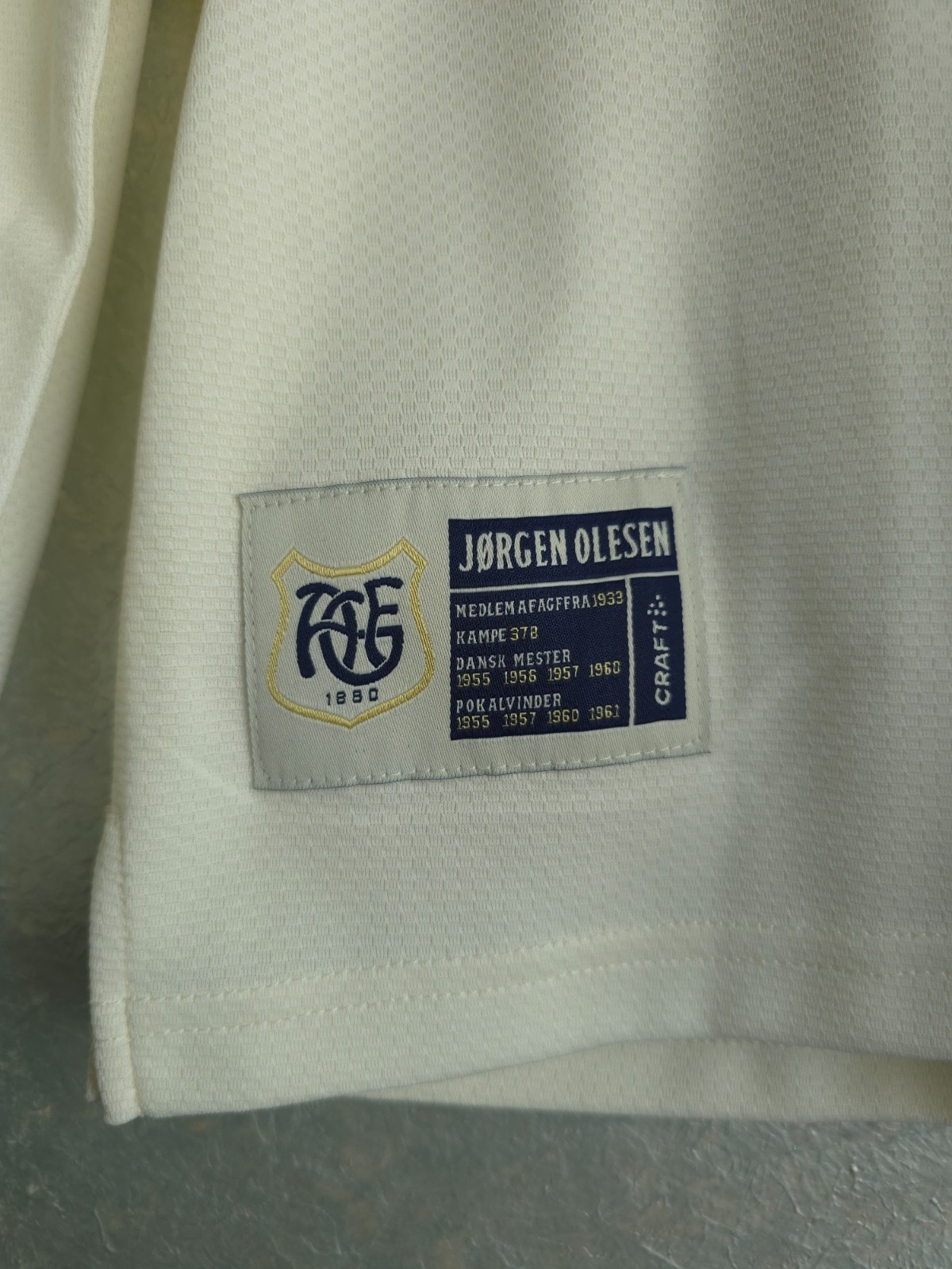 Aarhus GF 2024/25 Kit #6 Jorgen Olesen Fodboldtrøje Special Match Jersey Craft M