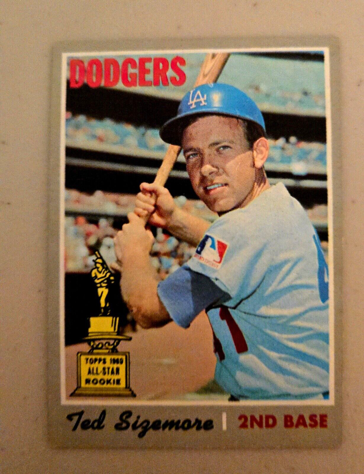 Lot of 9 1970 Topps Los Angeles DODGERS vintage cards MAURY WILLS, WILLIE DAVIS