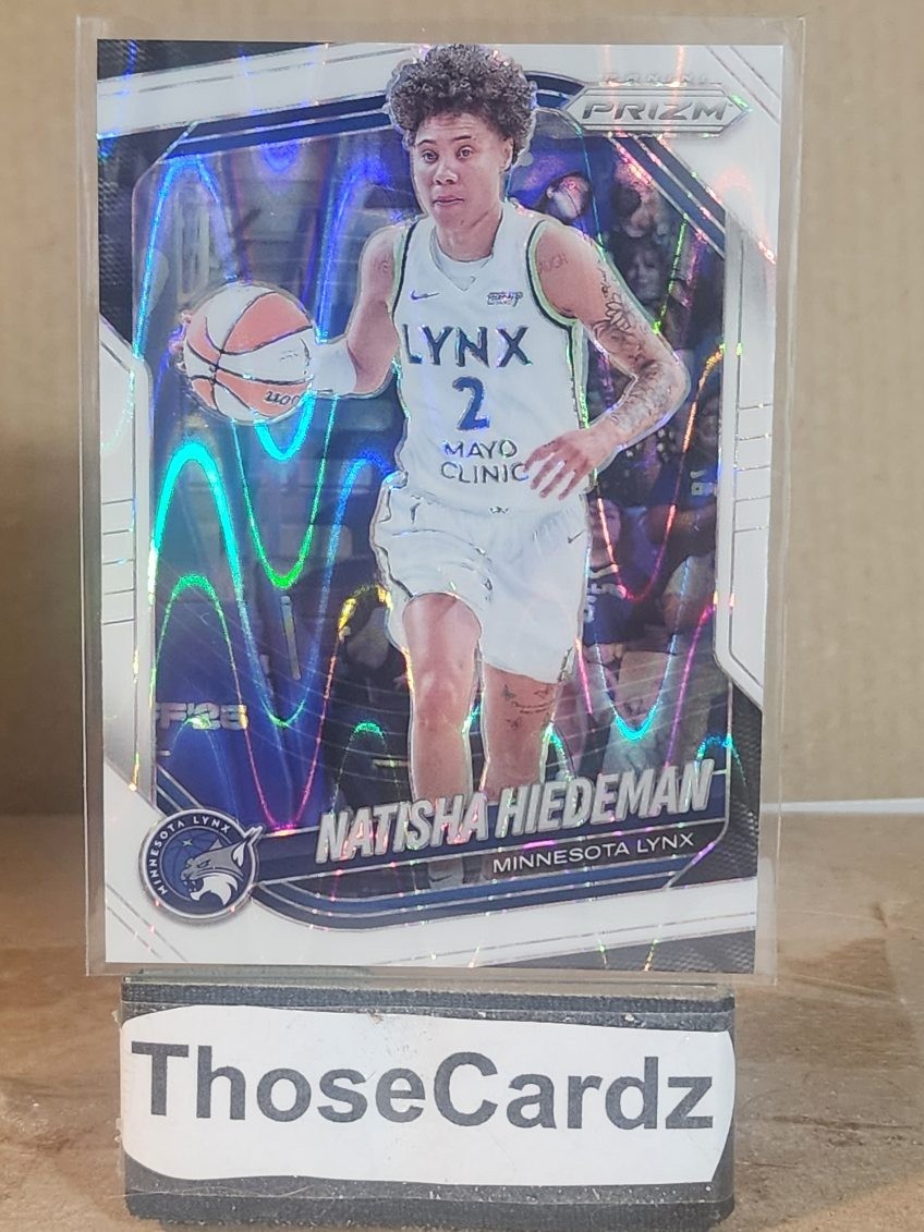 2025 Panini Prizm WNBA White Seismic Prizm #53 Natisha Hiedeman