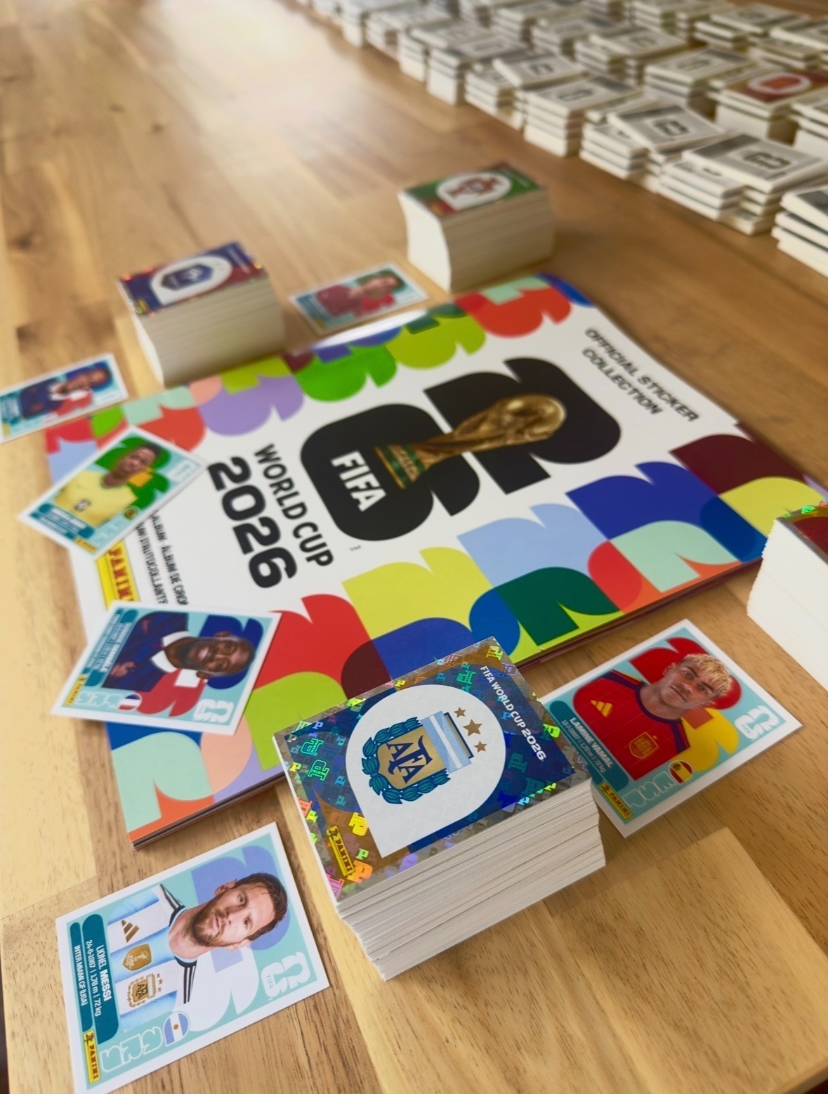 PANINI WC 2026 STICKER ALBUM + COMPLETE SET 980 + 1 PACK – SHIPS INTERNATIONAL