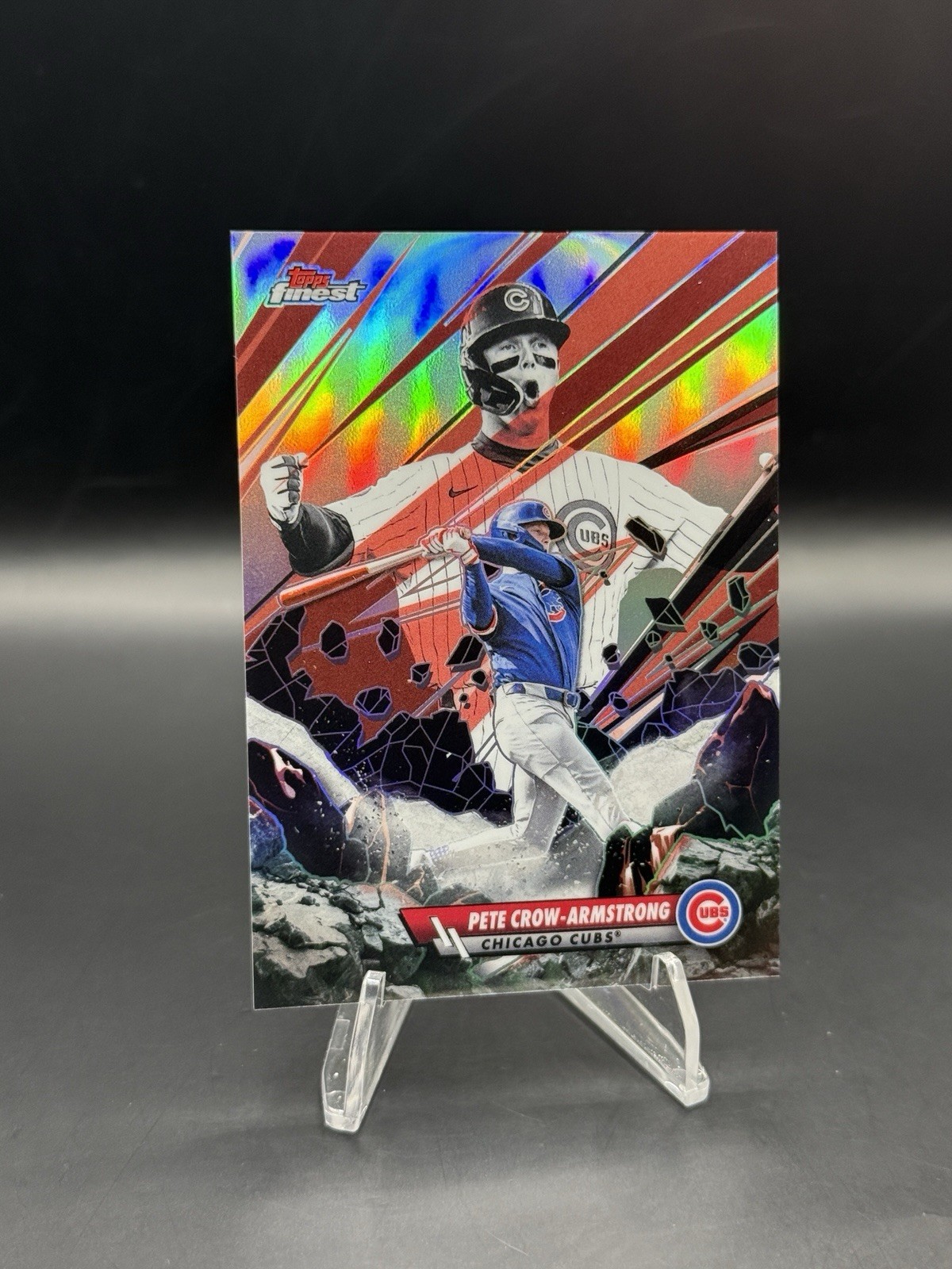 2026 Topps Finest Pete Crow-Armstrong Smashing Through #S-10 Cubs CASE HIT